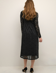 Culture - CUnicole Dress - nėriniuotos suknelės - black - 4