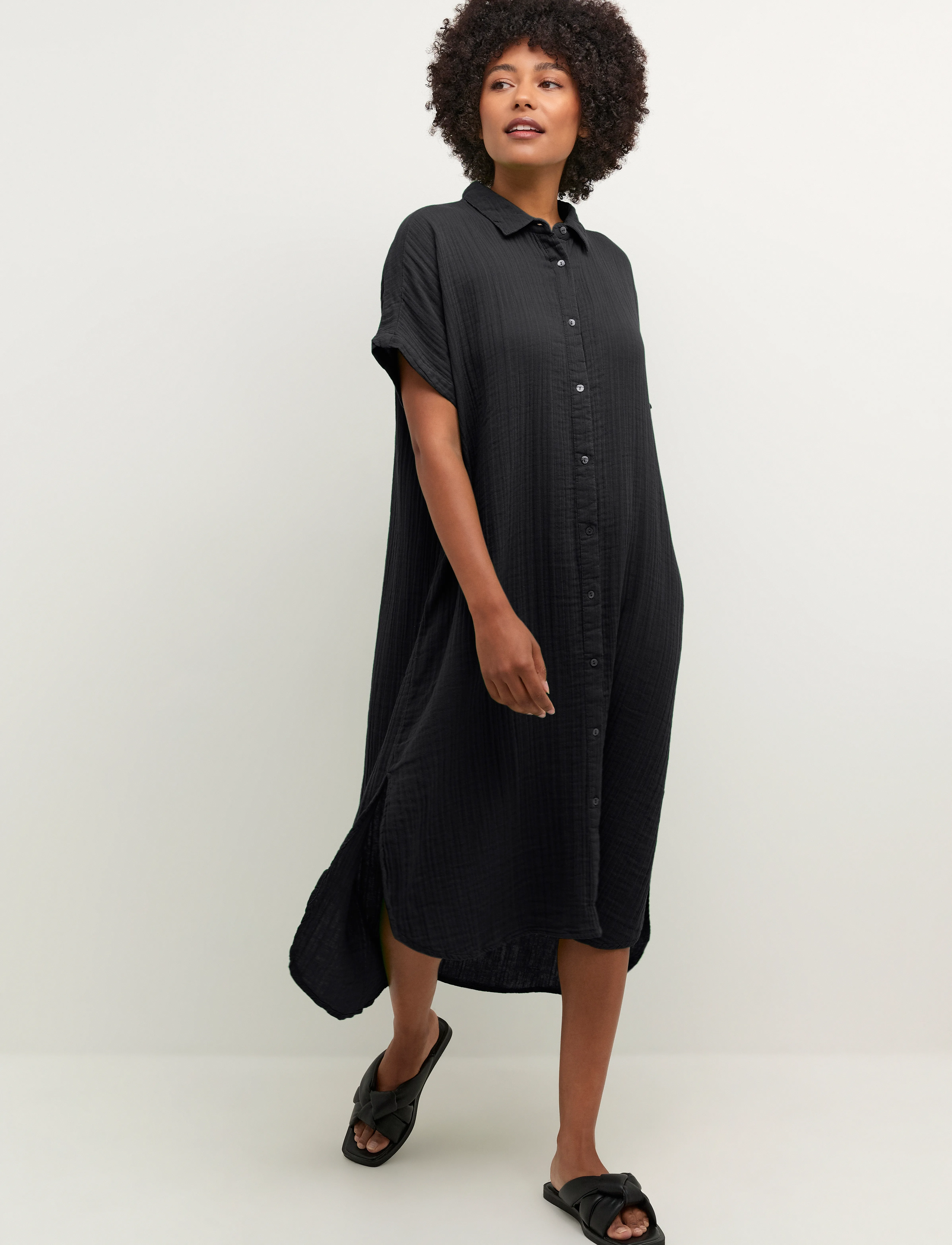 Culture - CUelina Kaftan Dress - black - 3