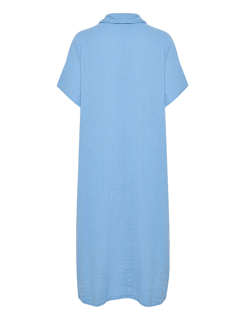 Culture - CUelina Kaftan Dress - skjortekjoler - della robbia blue - 2