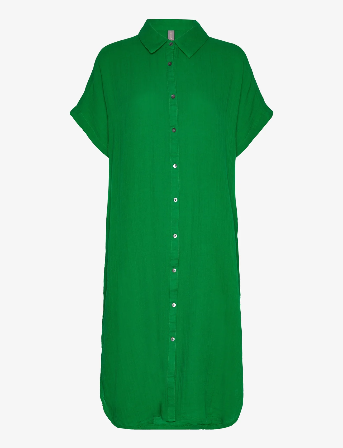 Culture - CUelina Kaftan Dress - shirt dresses - jolly green - 0