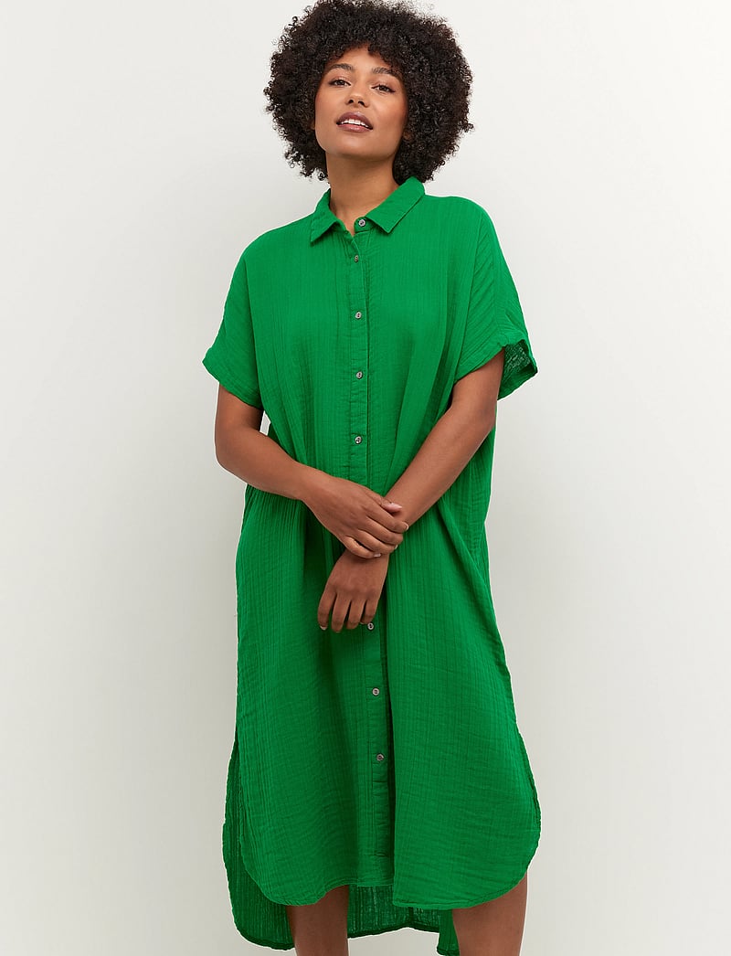 Culture - CUelina Kaftan Dress - sommerkleider - jolly green - 0