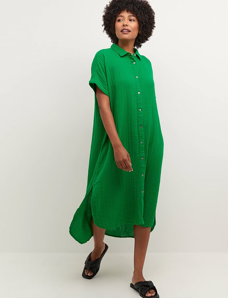 Culture - CUelina Kaftan Dress - sommerkleider - jolly green - 3