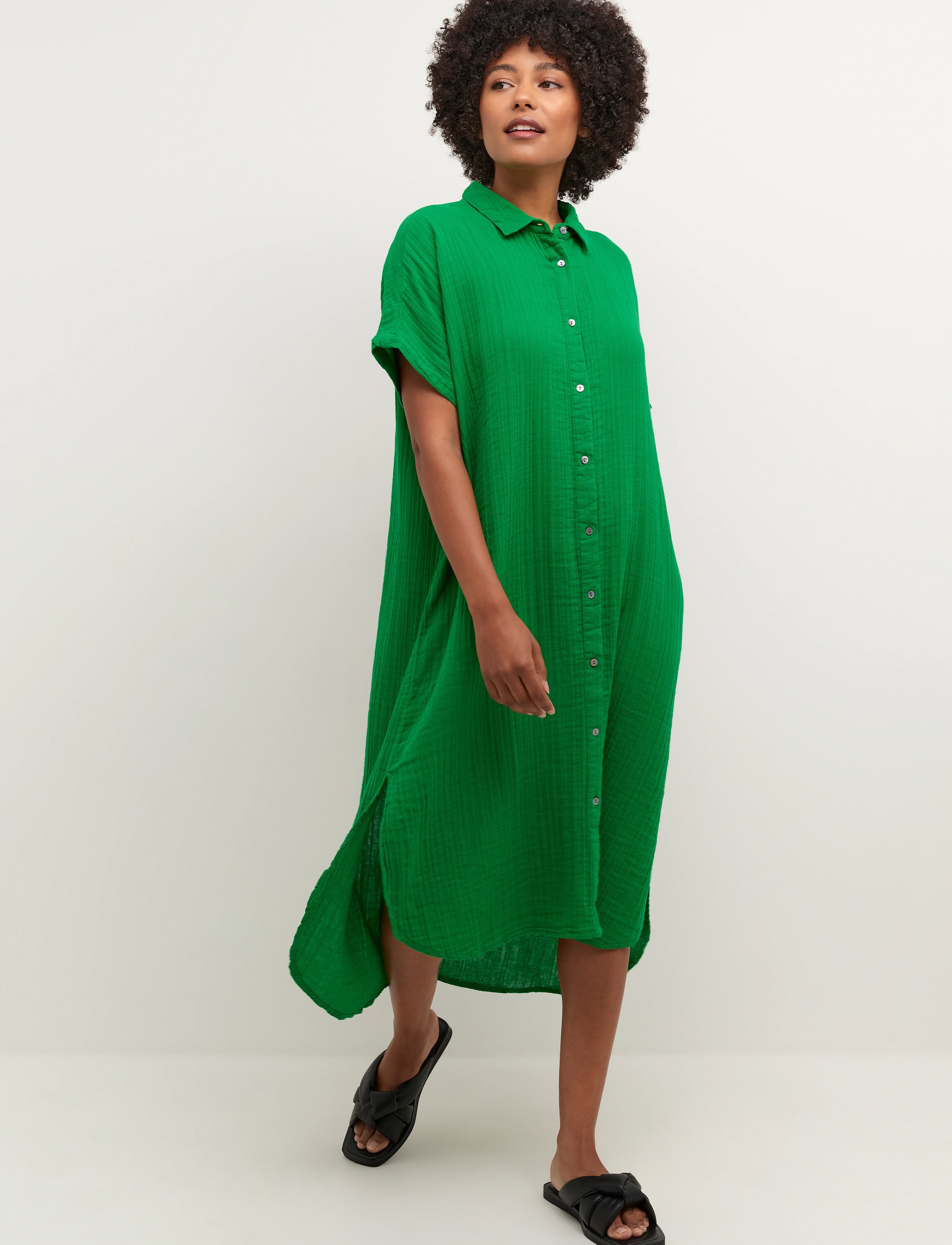 Culture - CUelina Kaftan Dress - jolly green - 3