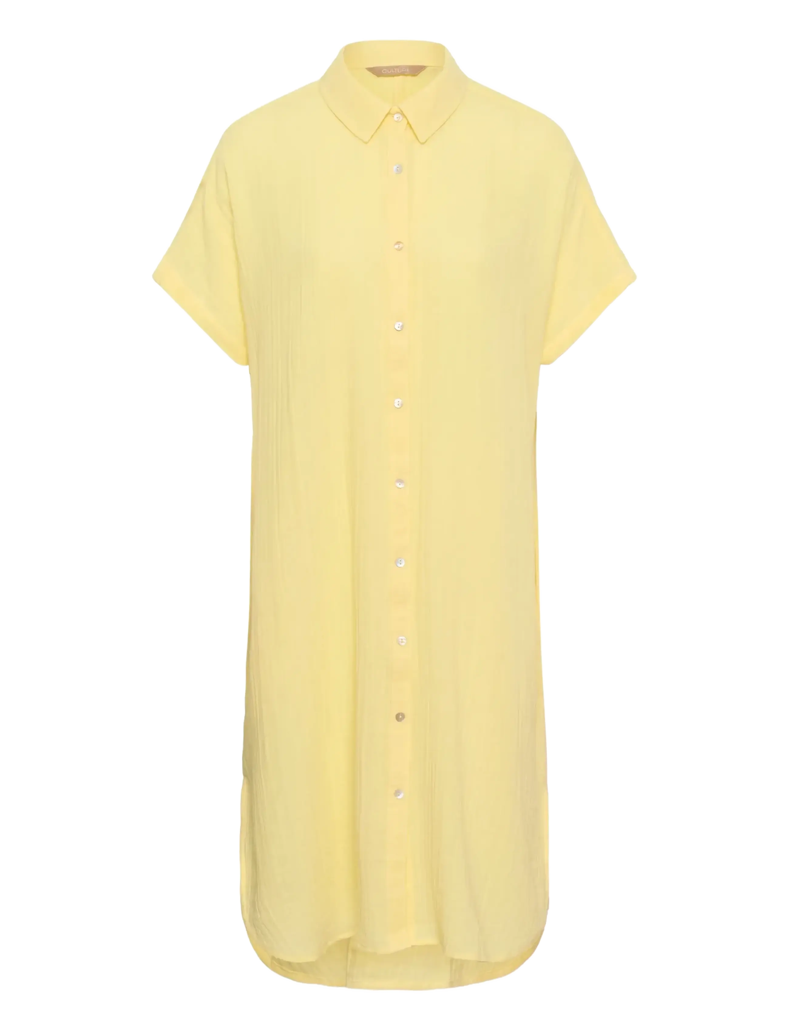 CULTURE Cuelina Kaftan Kleid Gelb - L - Damen