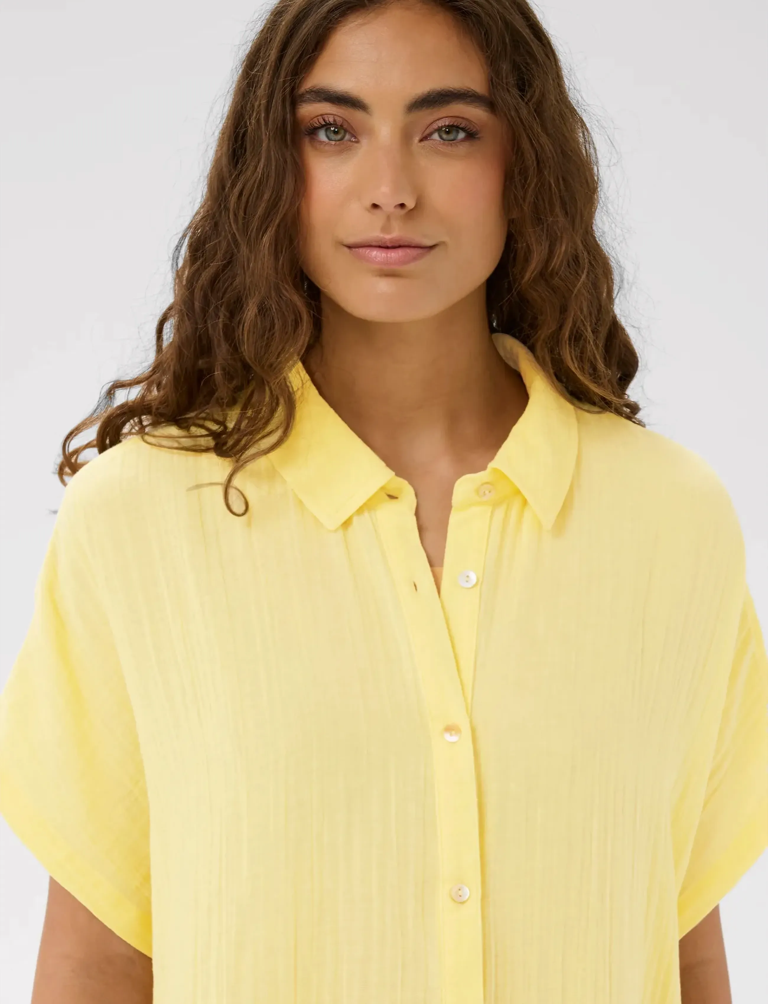 Culture - CUelina Kaftan Dress - kesämekot - lemon meringue - 4