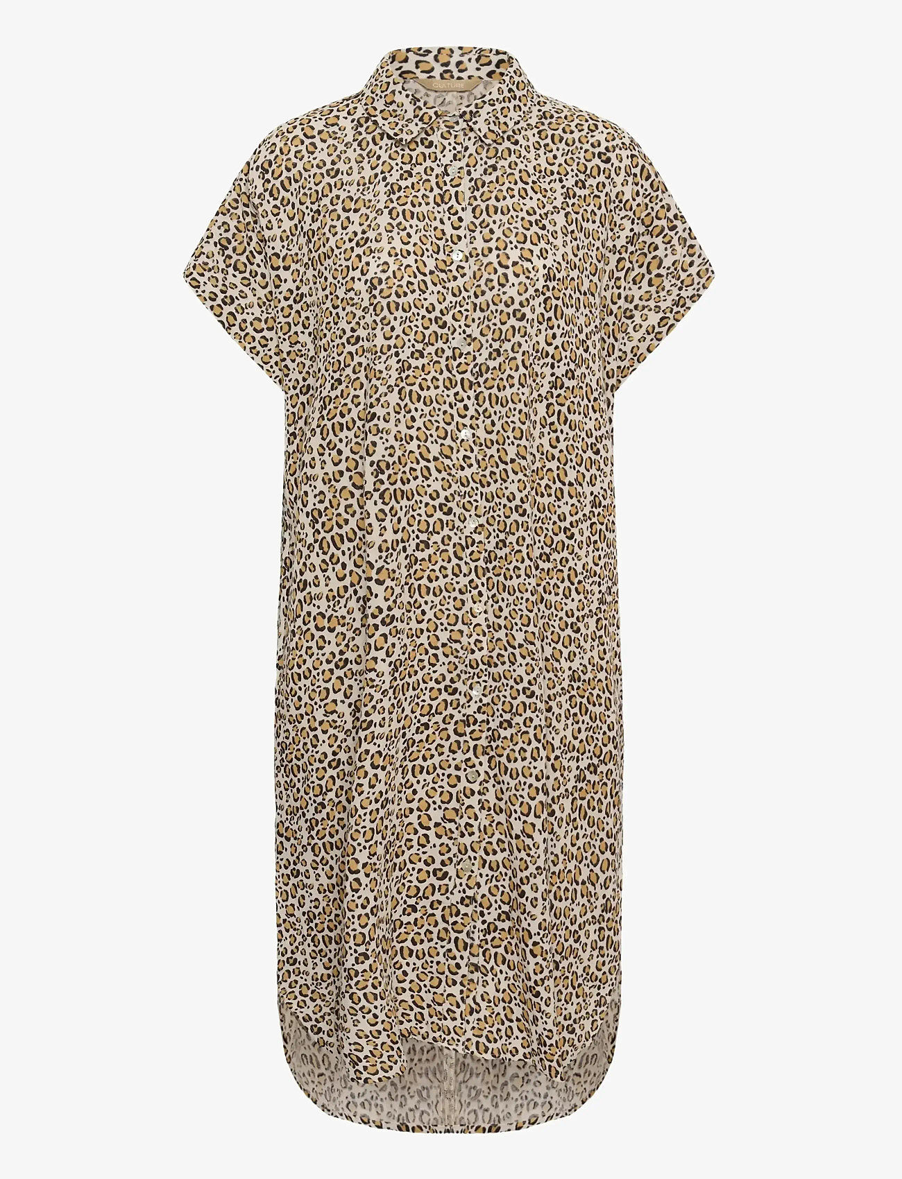 Culture - CUelina Kaftan Dress - sommerkleider - light leopard - 1