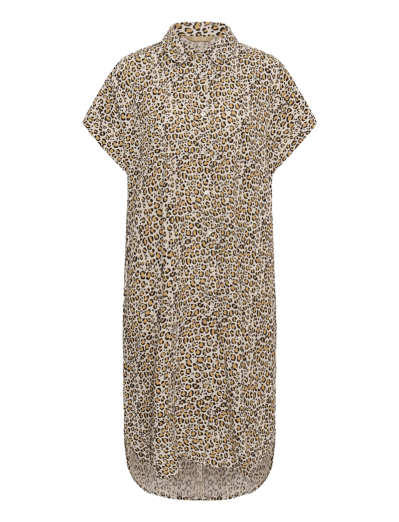 Culture - CUelina Kaftan Dress - sommerkleider - light leopard - 1