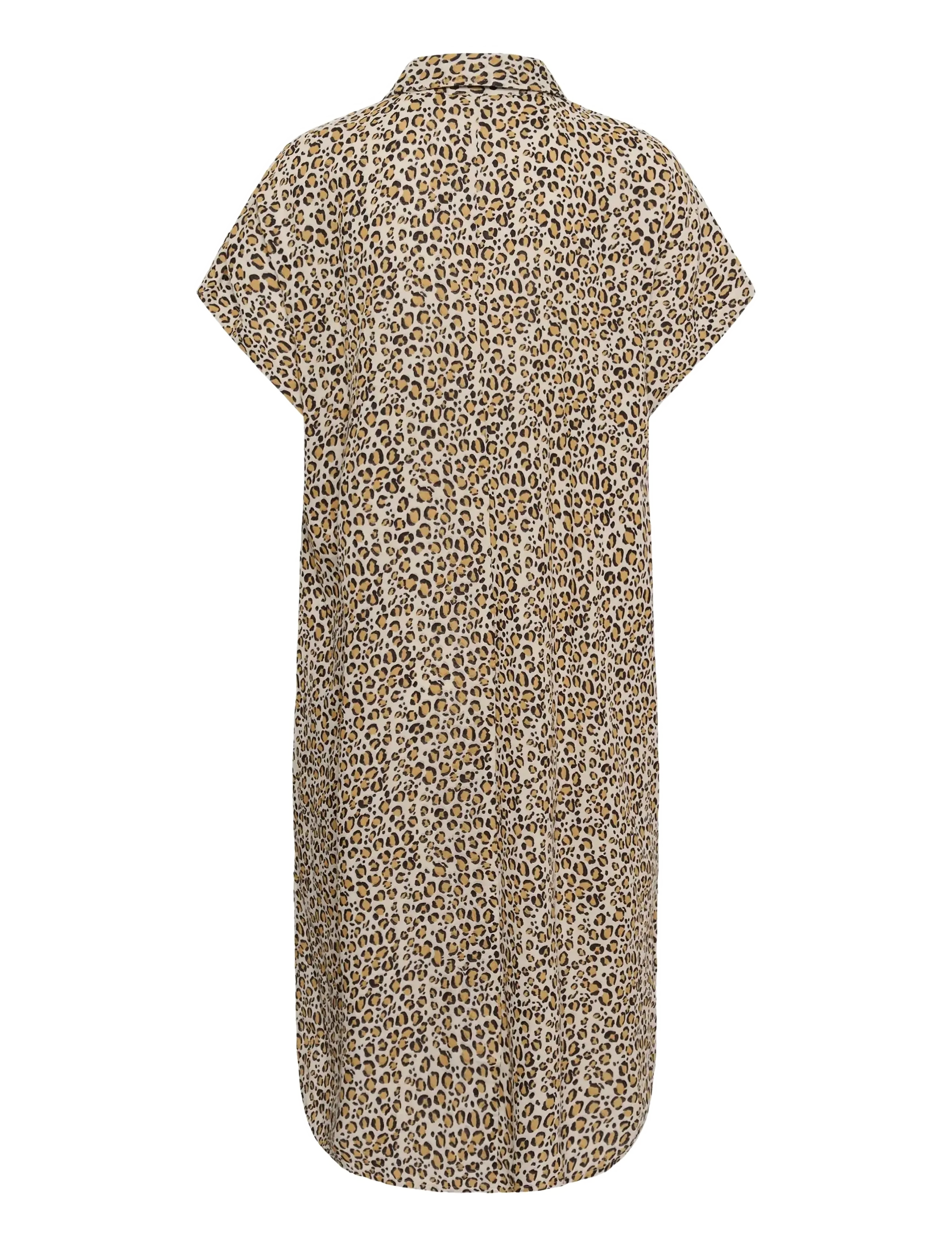 Culture - CUelina Kaftan Dress - light leopard - 2