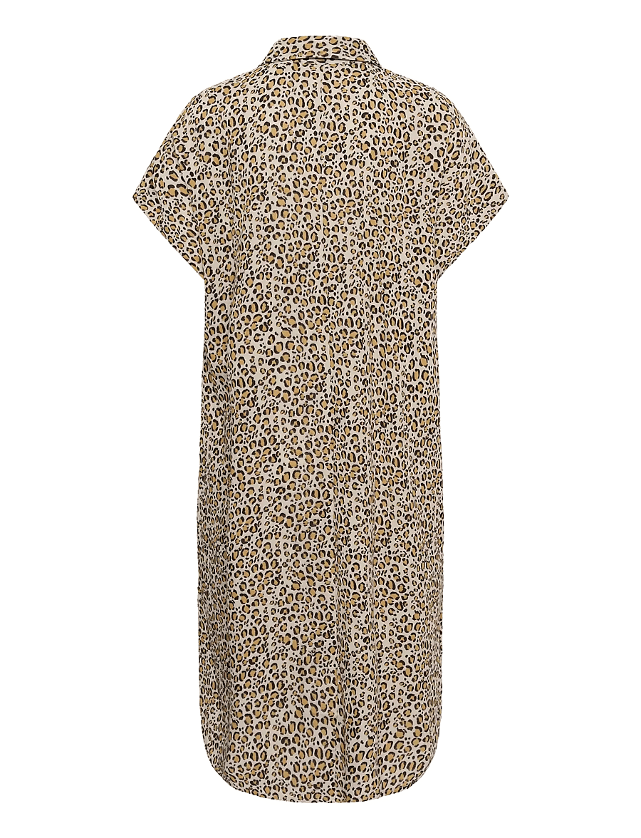 Culture - CUelina Kaftan Dress - light leopard - 2