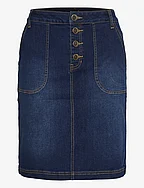 CUbriana Skirt - DARK BLUE WASH