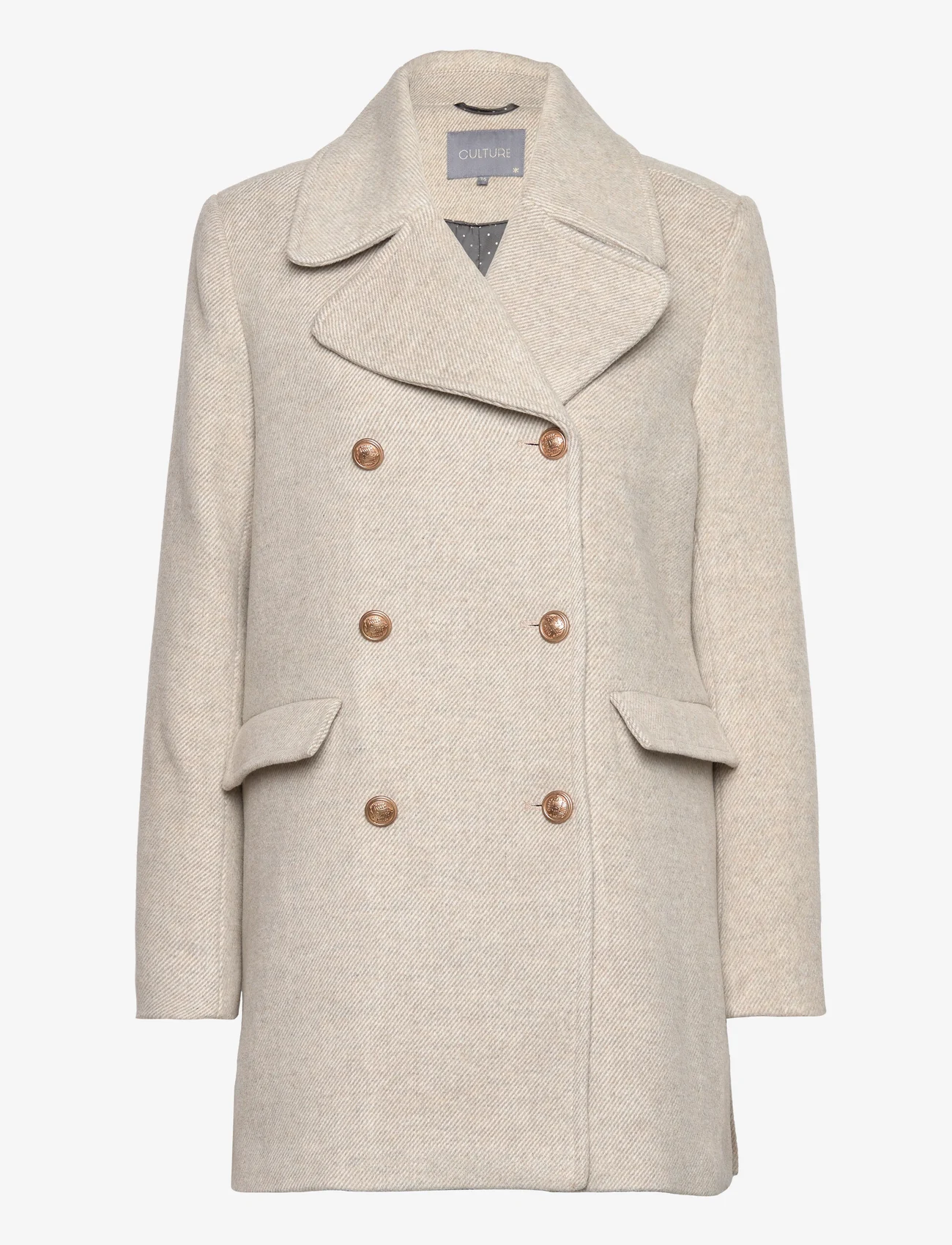 Culture - CUvanessa Coat - winter jackets - sand - 0