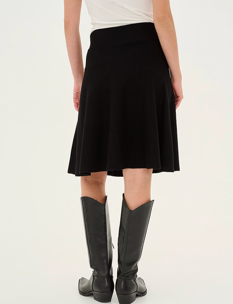 Culture - CUannemarie Skirt - stickade kjolar - black - 4