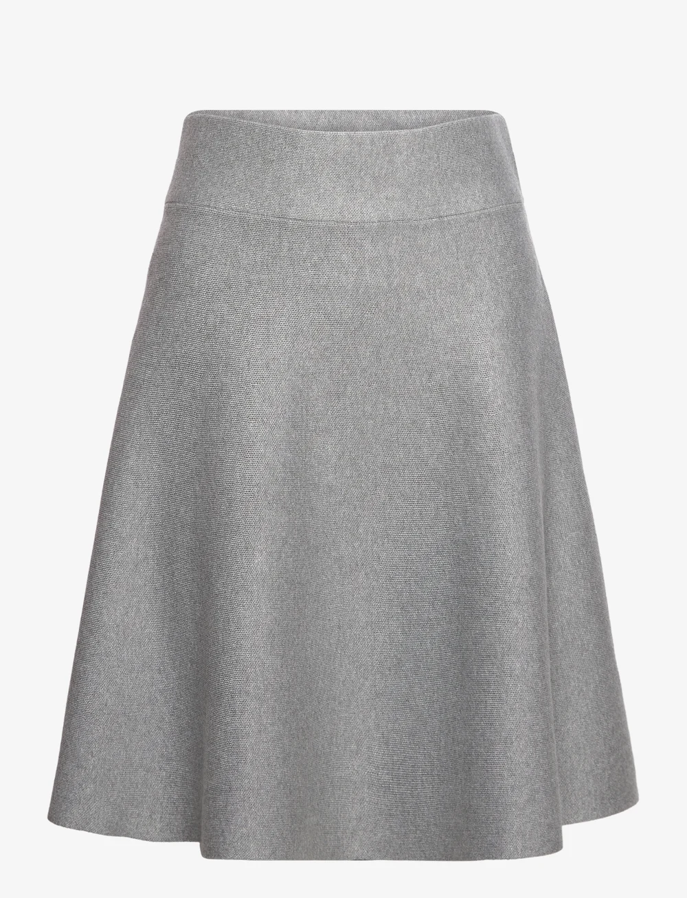 Culture - CUannemarie Skirt - stickade kjolar - light grey melange - 1