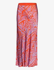Culture - CUvilma Skirt - satinnederdele - orange - 0