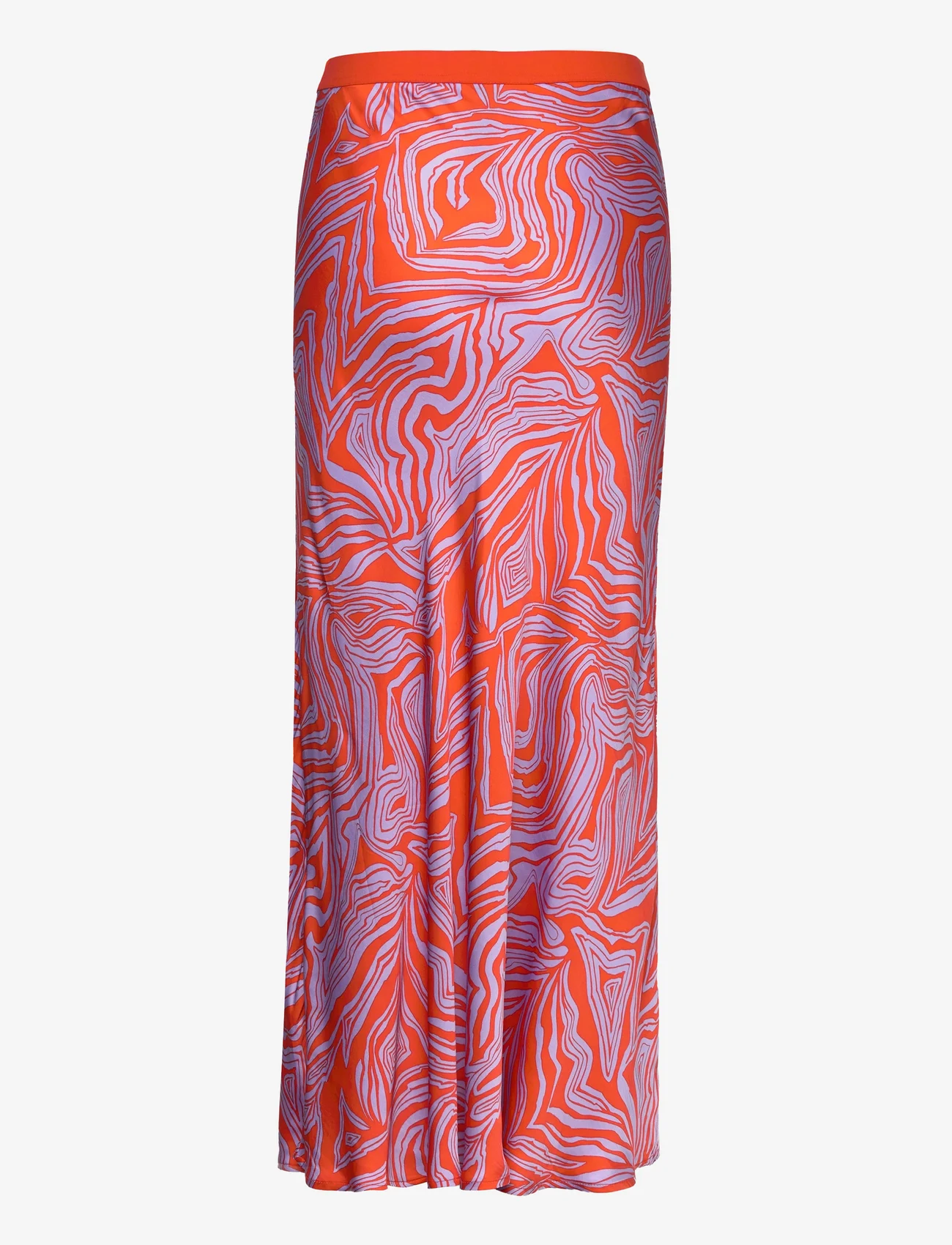 Culture - CUvilma Skirt - satin skirts - orange - 1
