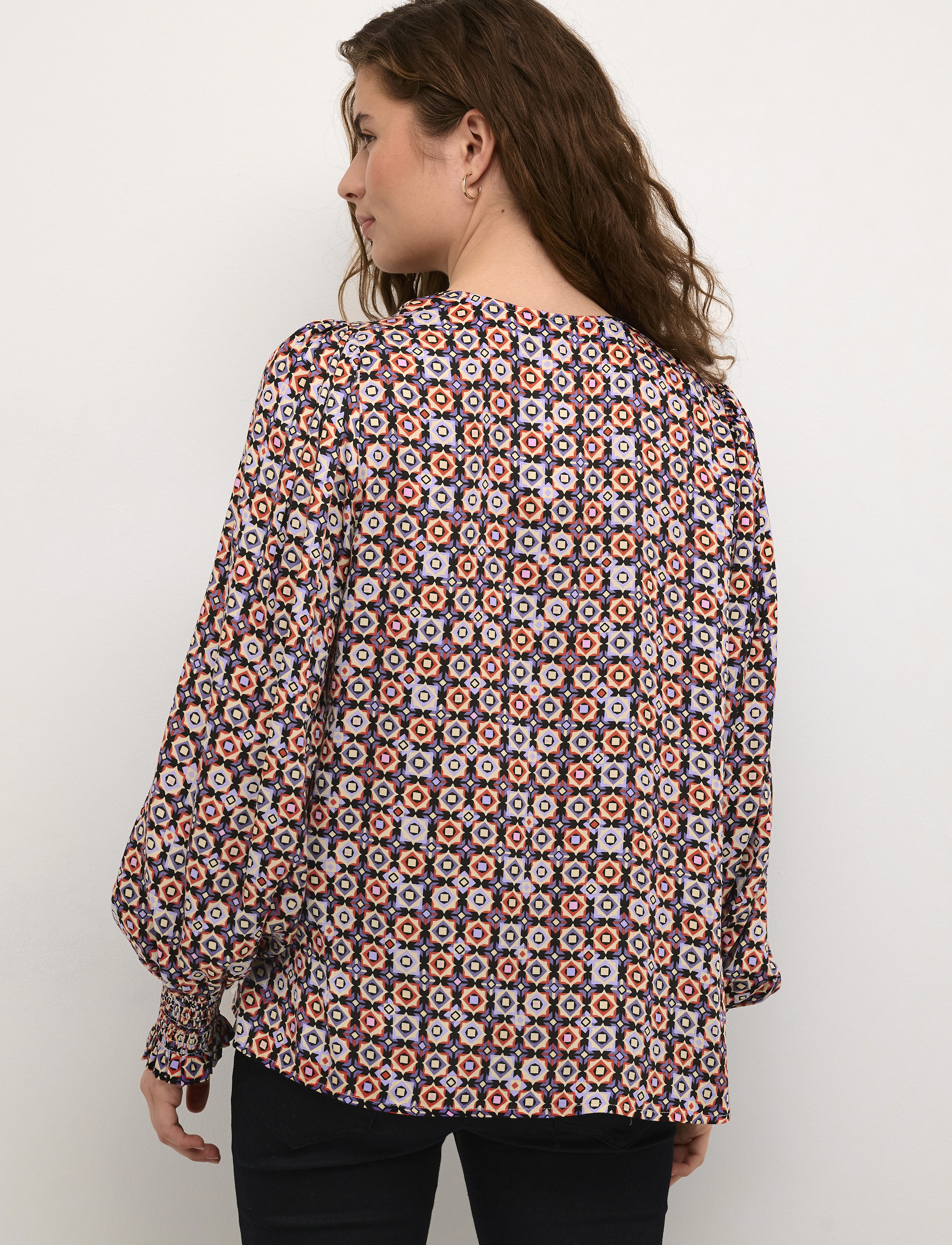 Culture - CUtila Blouse - langærmede bluser - orange - 4