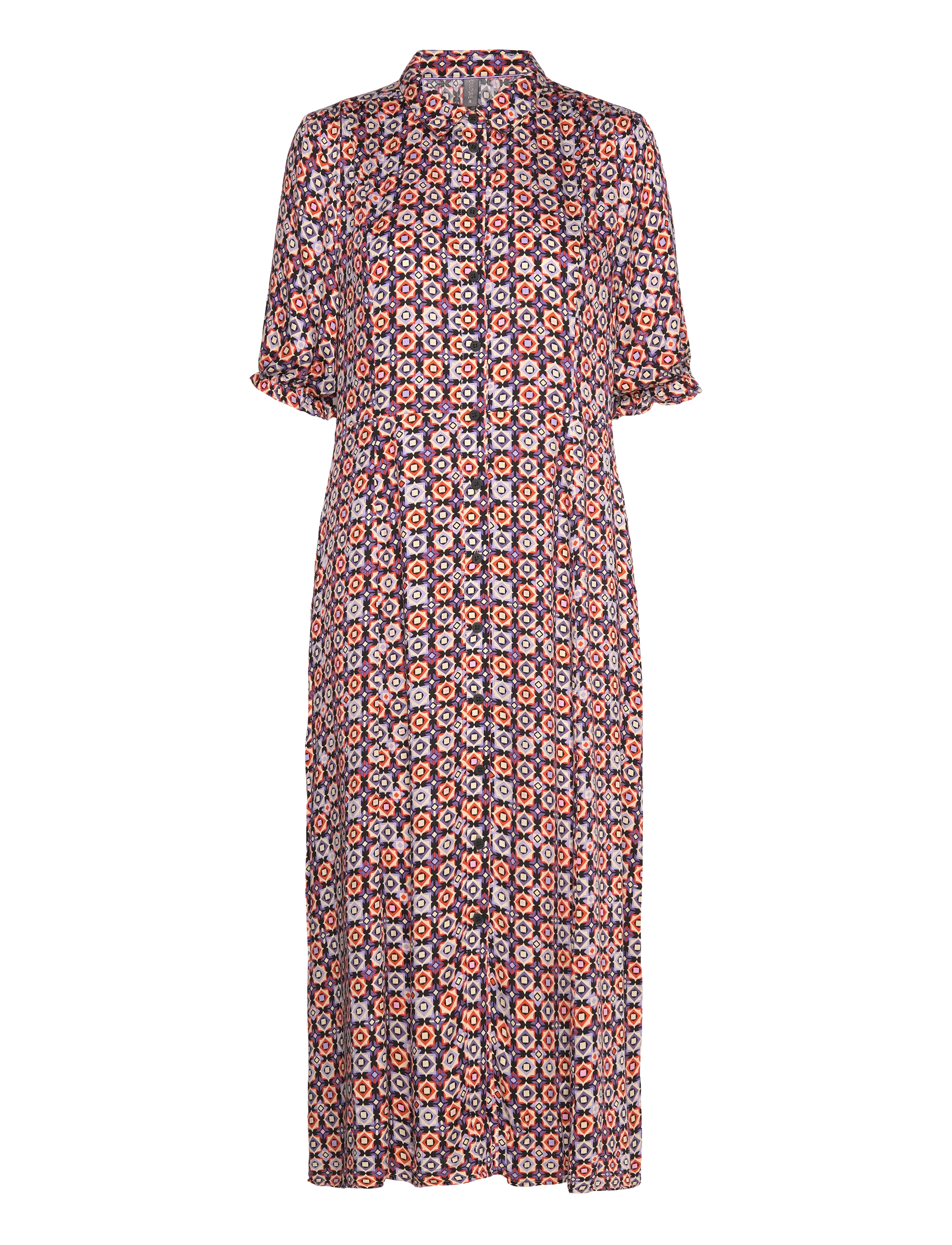 Culture CUtila Long Dress - Klänningar - ORANGE / red