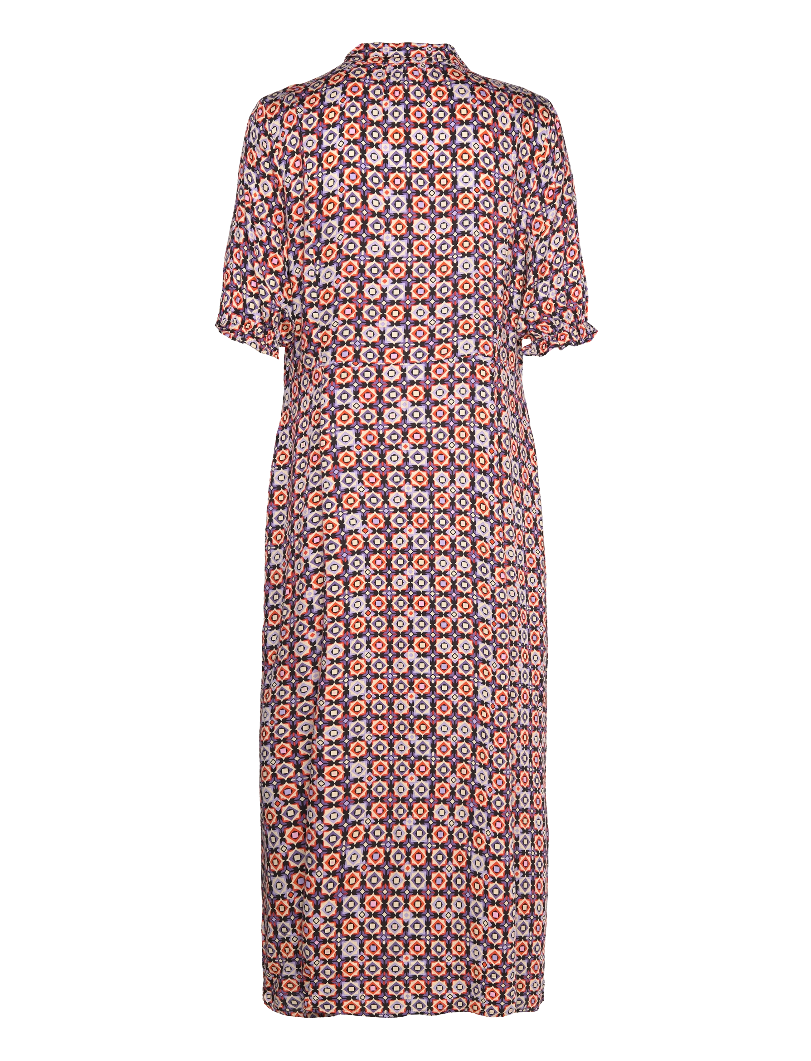 Culture - CUtila Long Dress - hemdkleider - orange - 2