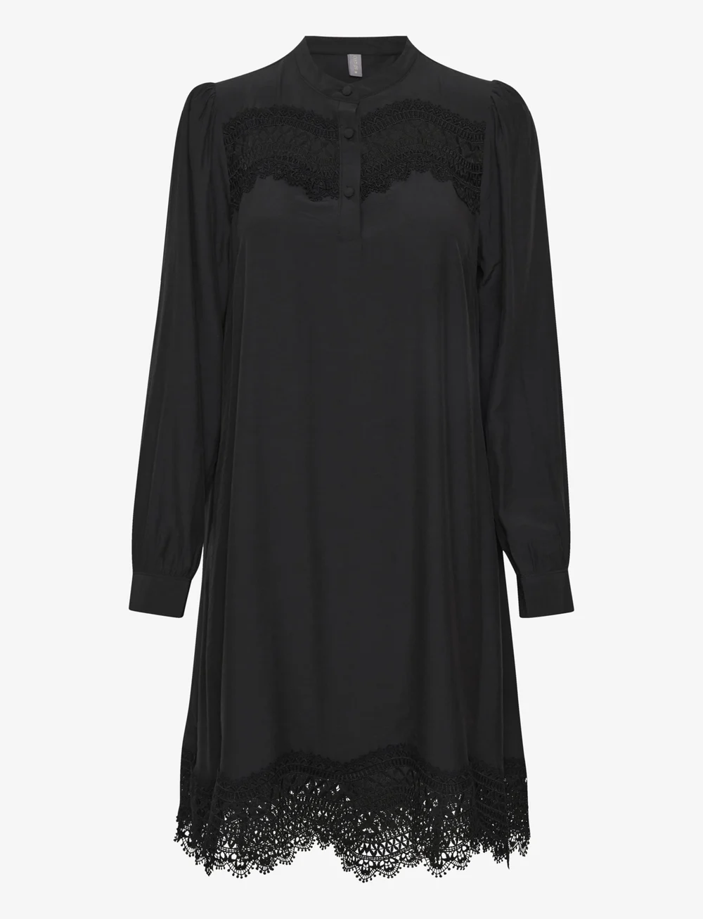 Culture - CUtiffany Dress - midiklänningar - black - 1