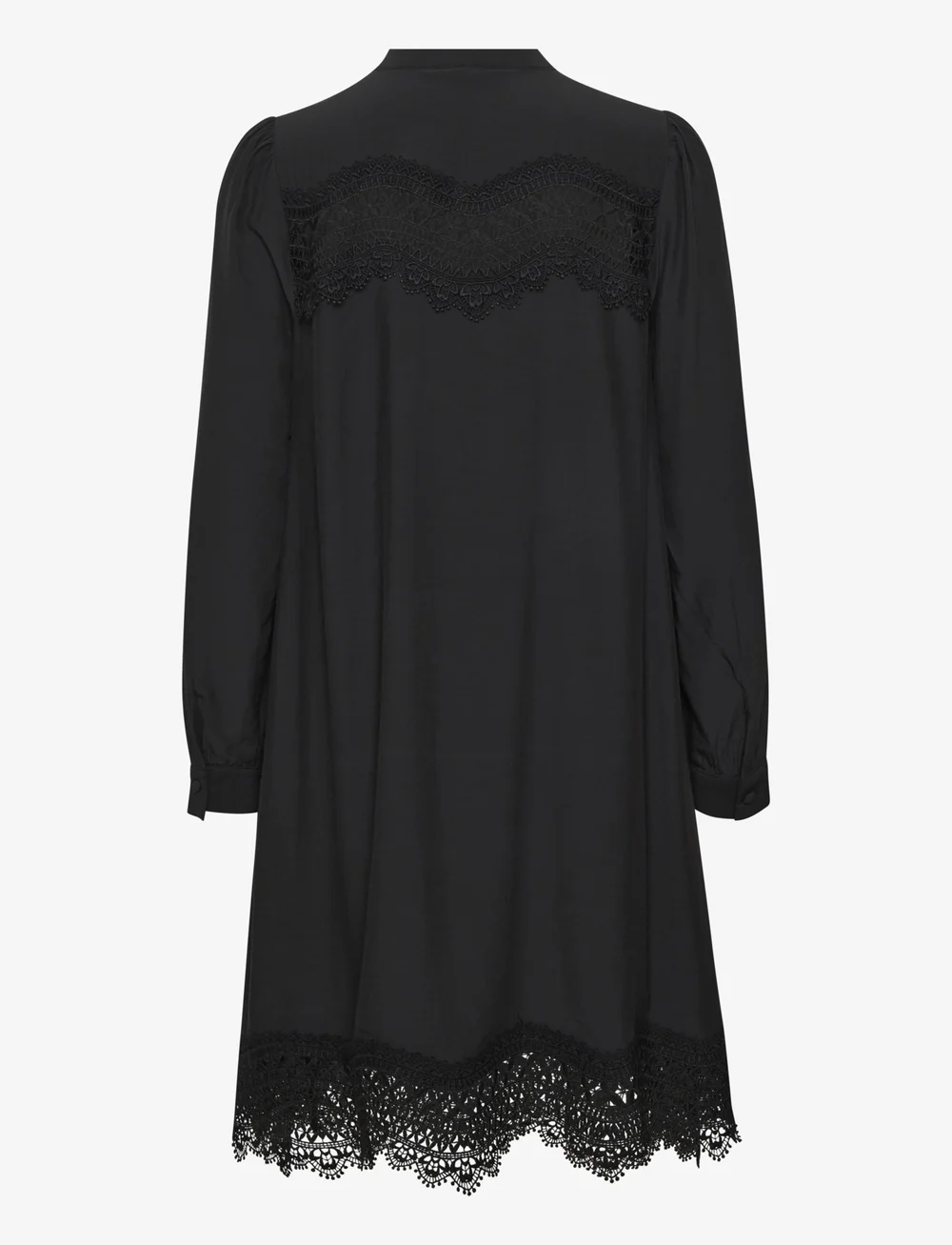 Culture - CUtiffany Dress - midiklänningar - black - 2