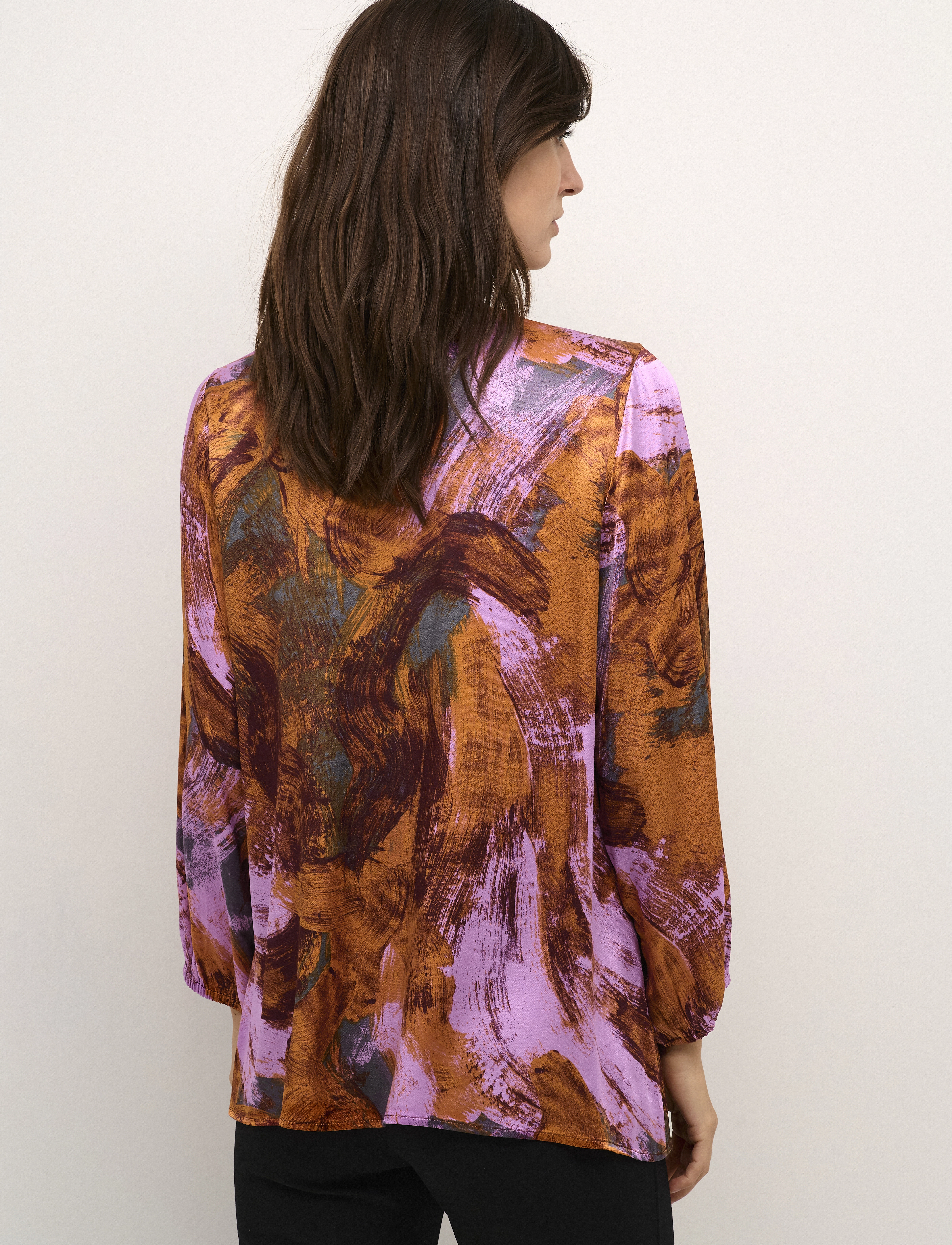 Culture - CUmenta LS Blouse - langærmede bluser - topaz - 4