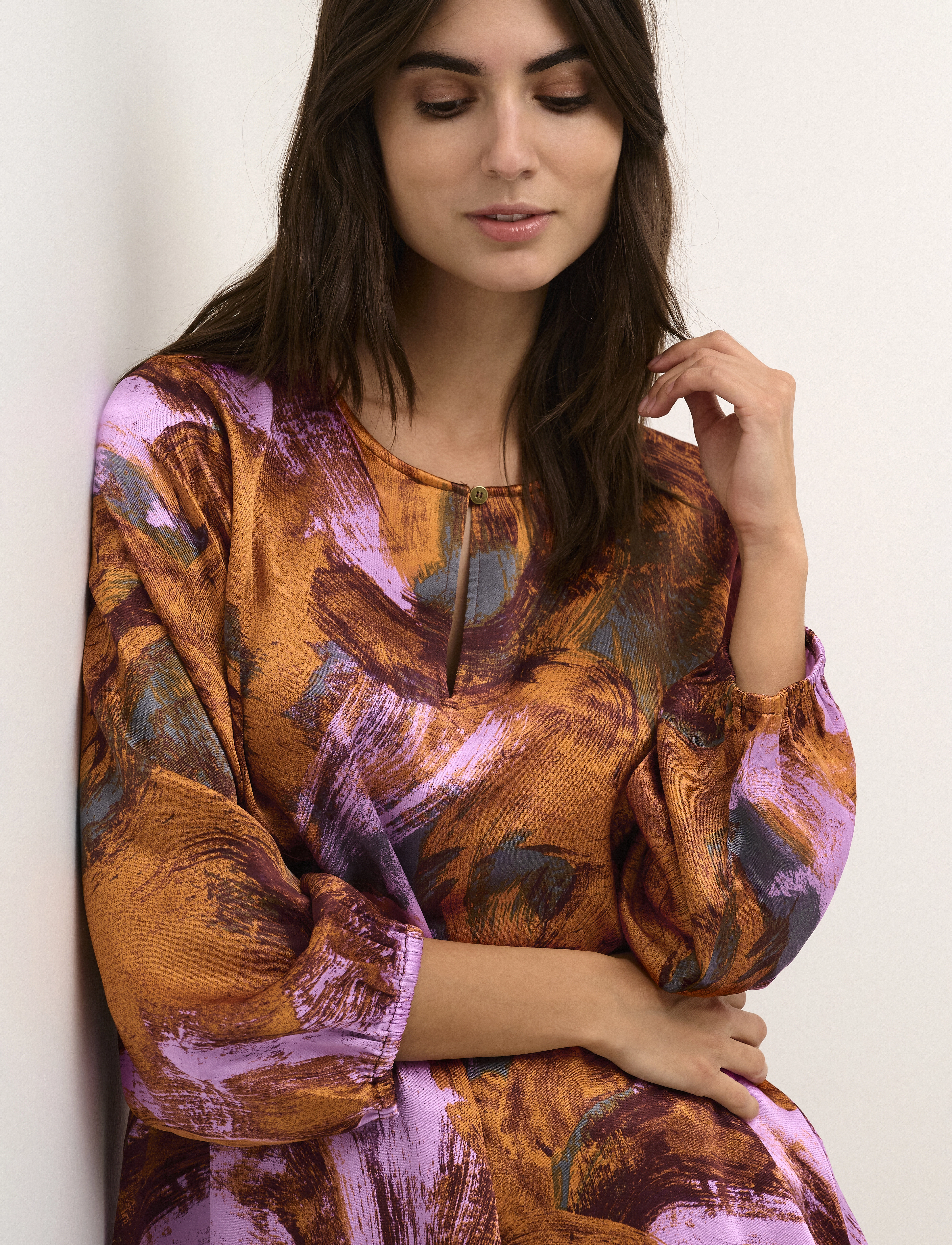 Culture - CUmenta LS Blouse - langærmede bluser - topaz - 5