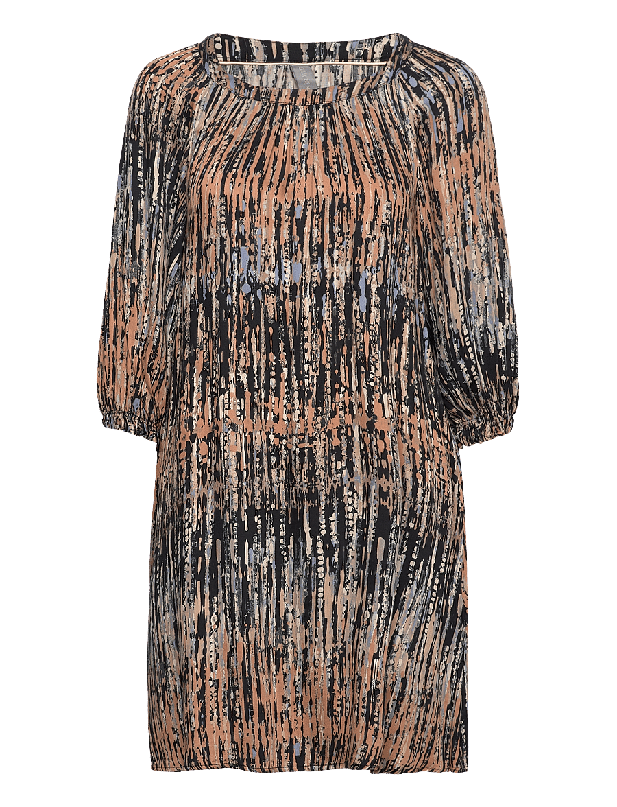 Culture - CUtoba Short Dress - kurze kleider - black - 0