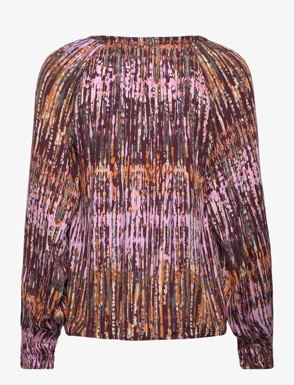 Culture - CUtoba Blouse - långärmade blusar - winetasting - 2