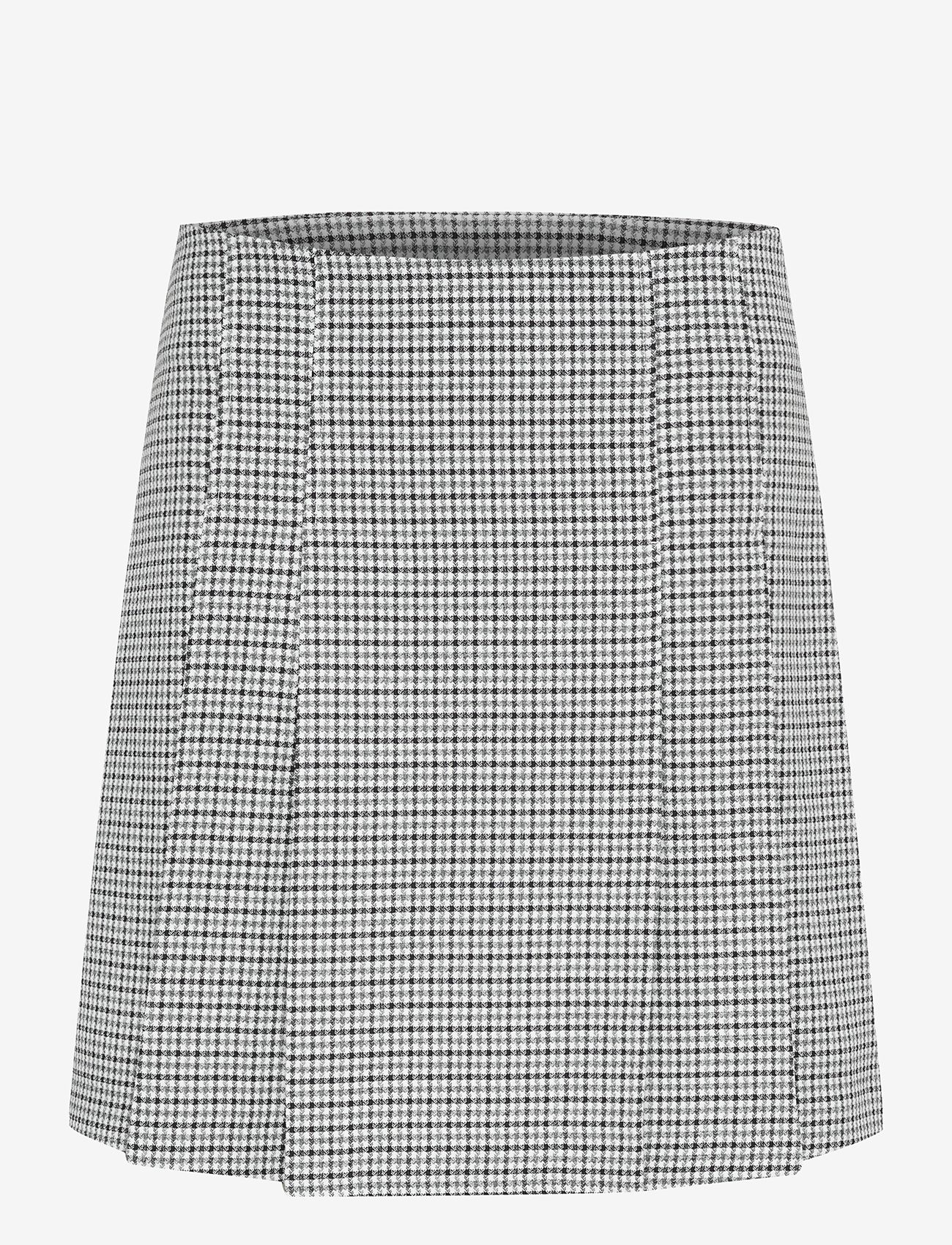 Culture - CUastra Skirt - plisserede nederdele - black/white check - 1