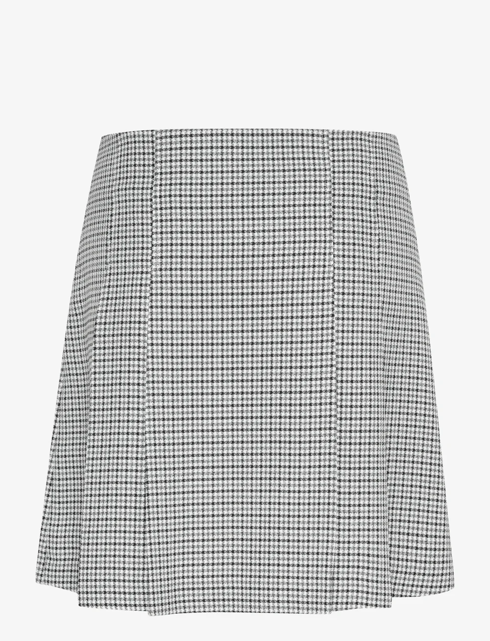 Culture - CUastra Skirt - plisserede nederdele - black/white check - 2