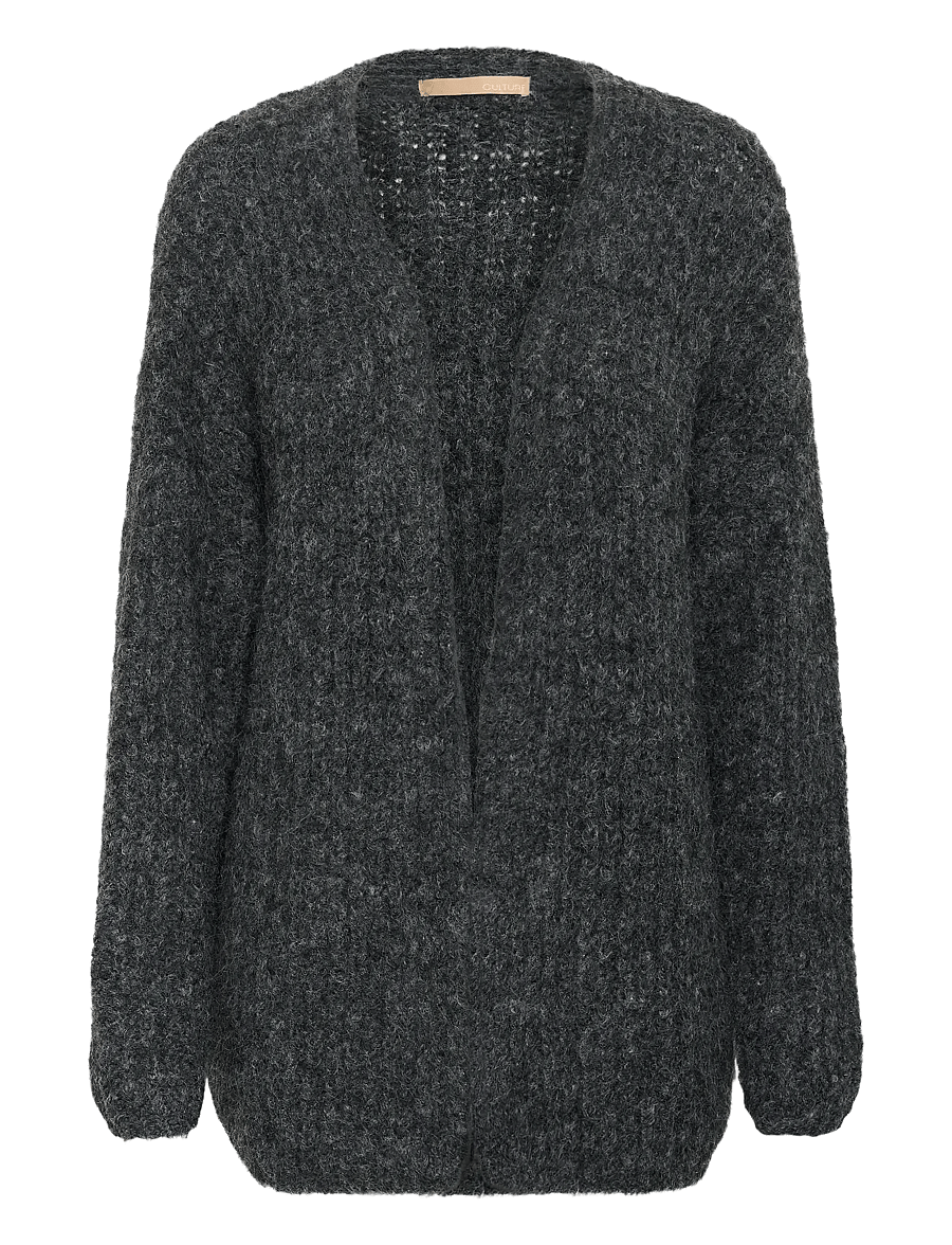 Culture - CUbrava Cardigan - strickjacken - phantom melange - 1