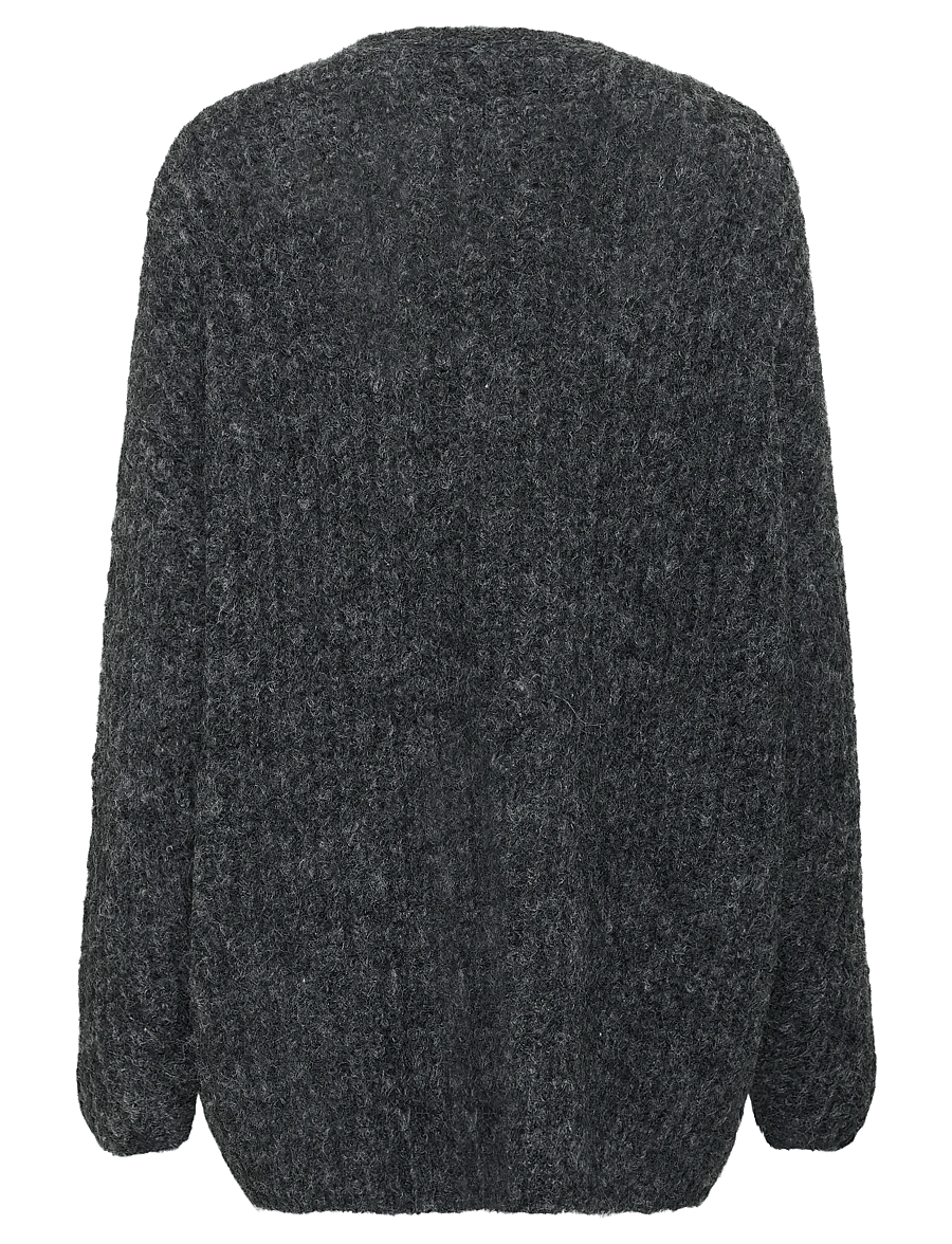 Culture - CUbrava Cardigan - strickjacken - phantom melange - 2