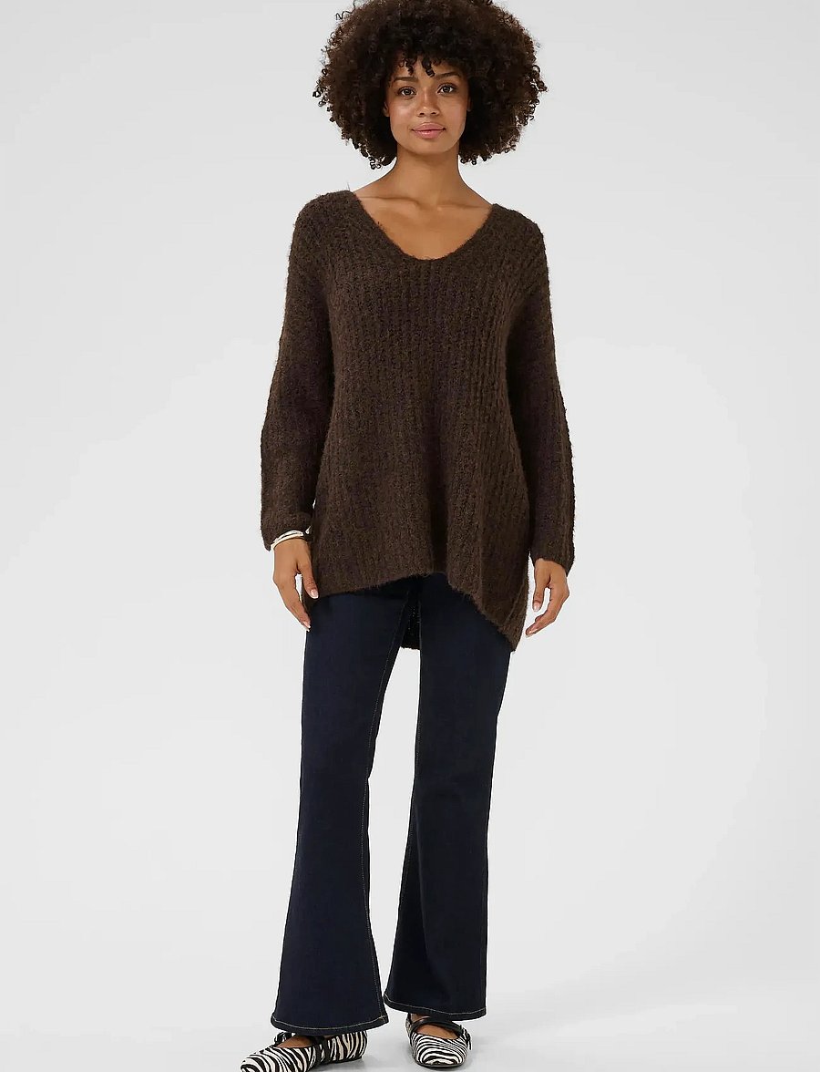 Culture - CUbrava pullover - kampsunid - coffee bean melange - 3