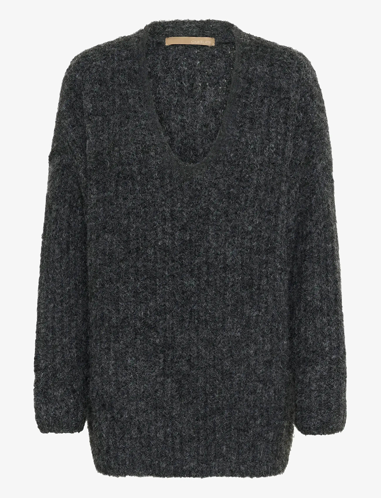 Culture - CUbrava pullover - efterårstøj - phantom melange - 0
