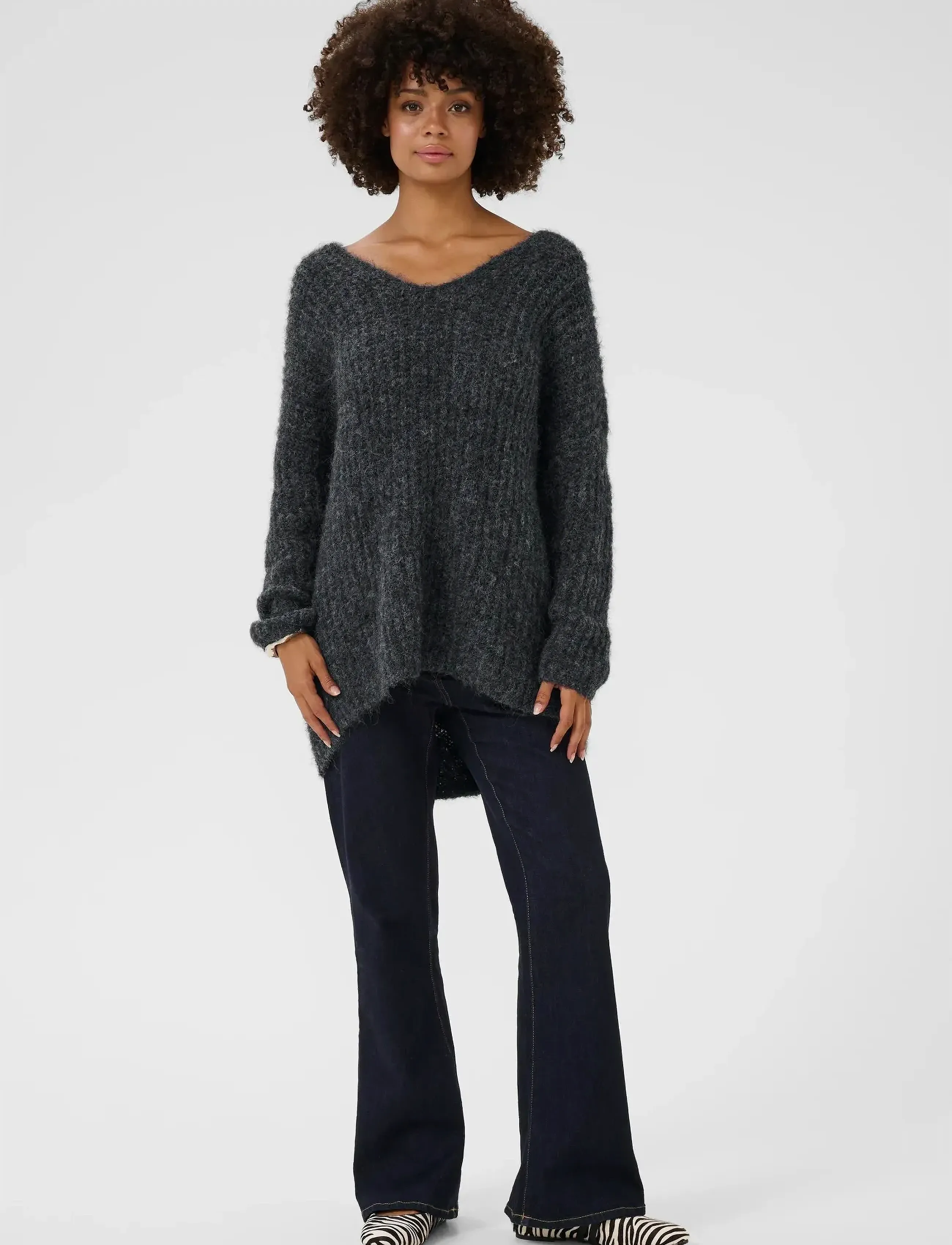 Culture - CUbrava pullover - pullover - phantom melange - 3