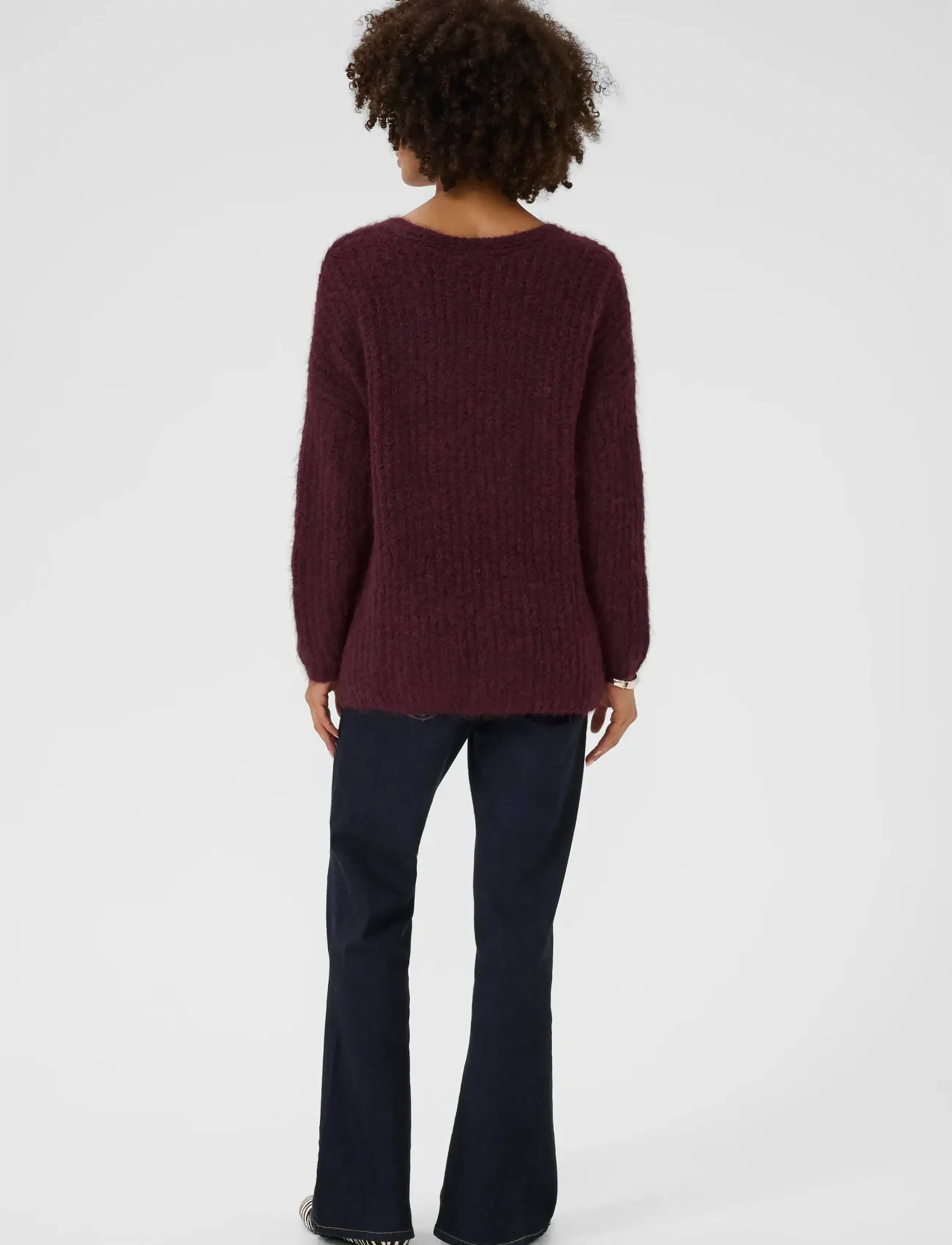 Culture - CUbrava pullover - swetry - winetasting melange - 4