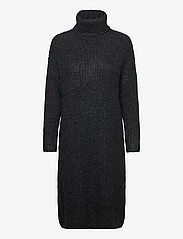 Culture - CUbrava Rollneck dress - stickade klänningar - black - 0