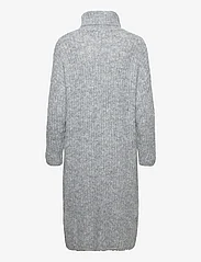 Culture - CUbrava Rollneck dress - stickade klänningar - light grey melange - 1