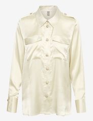 CUsanne Goldbutton Shirt - OYSTER GRAY