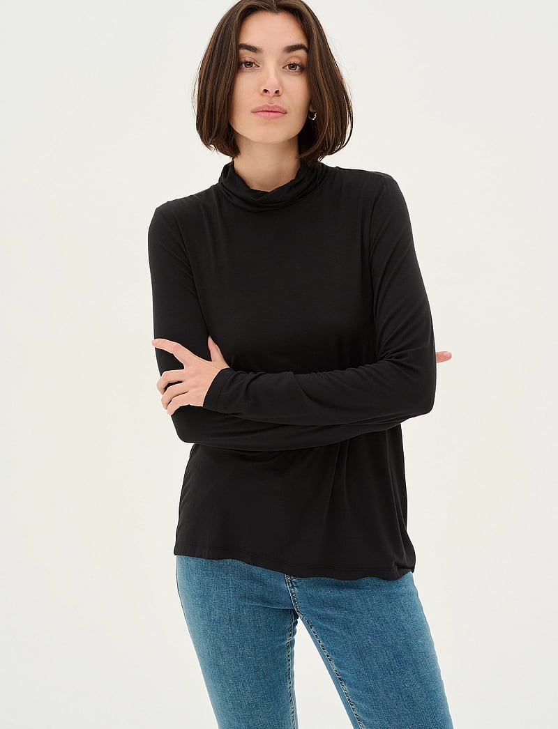 Culture - CUpoppy Rollneck - pooloneuleet - black - 0