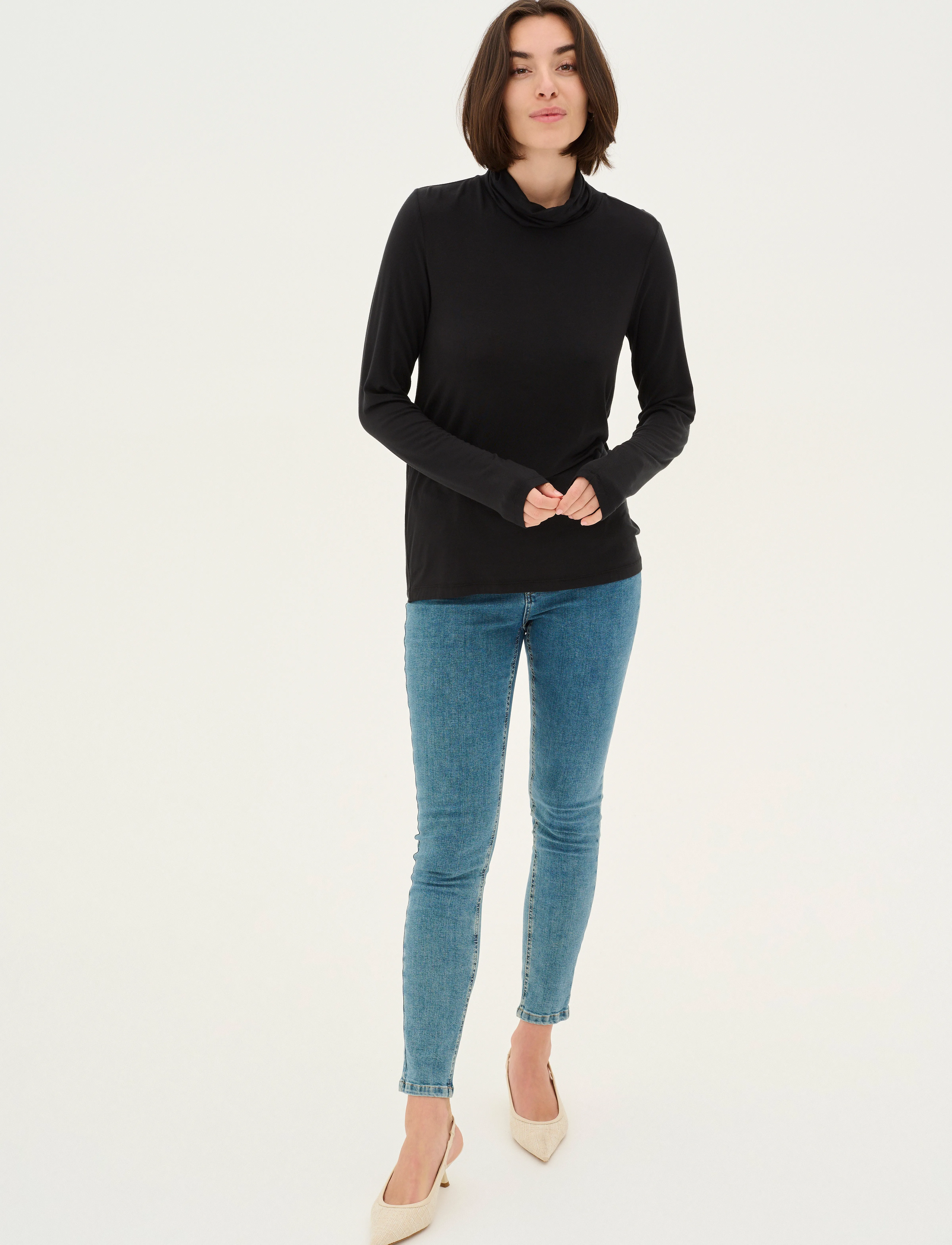 Culture - CUpoppy Rollneck - pooloneuleet - black - 3