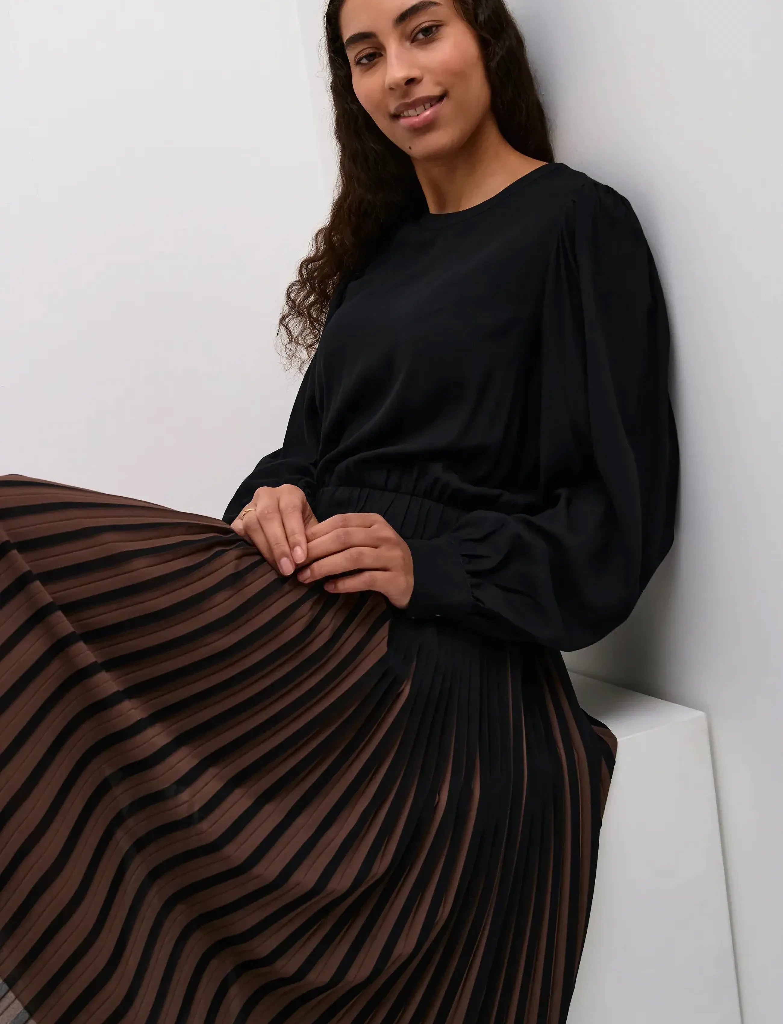 Culture - CUcarly Dress - cocktailkleider - rain drum - 4