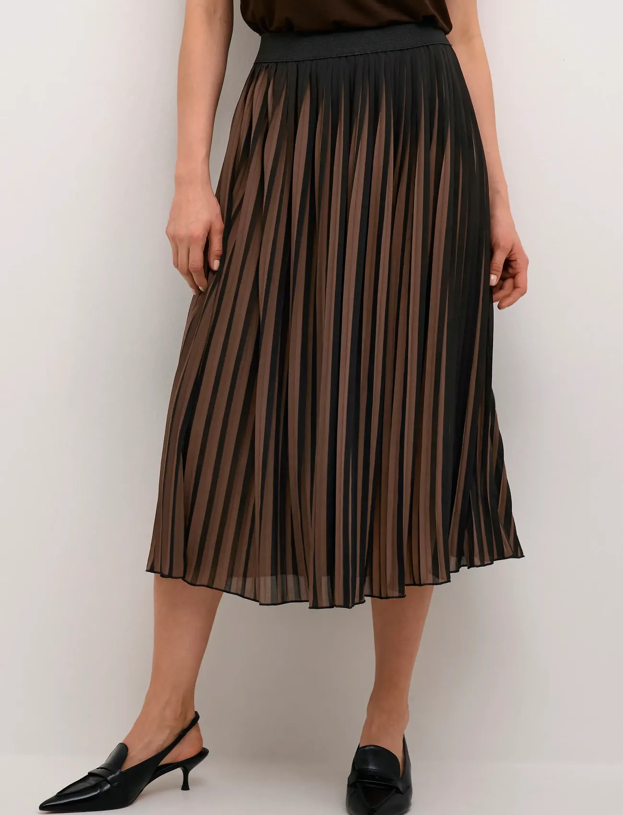 Culture CUcarly Skirt - Röcke - RAIN DRUM / brown