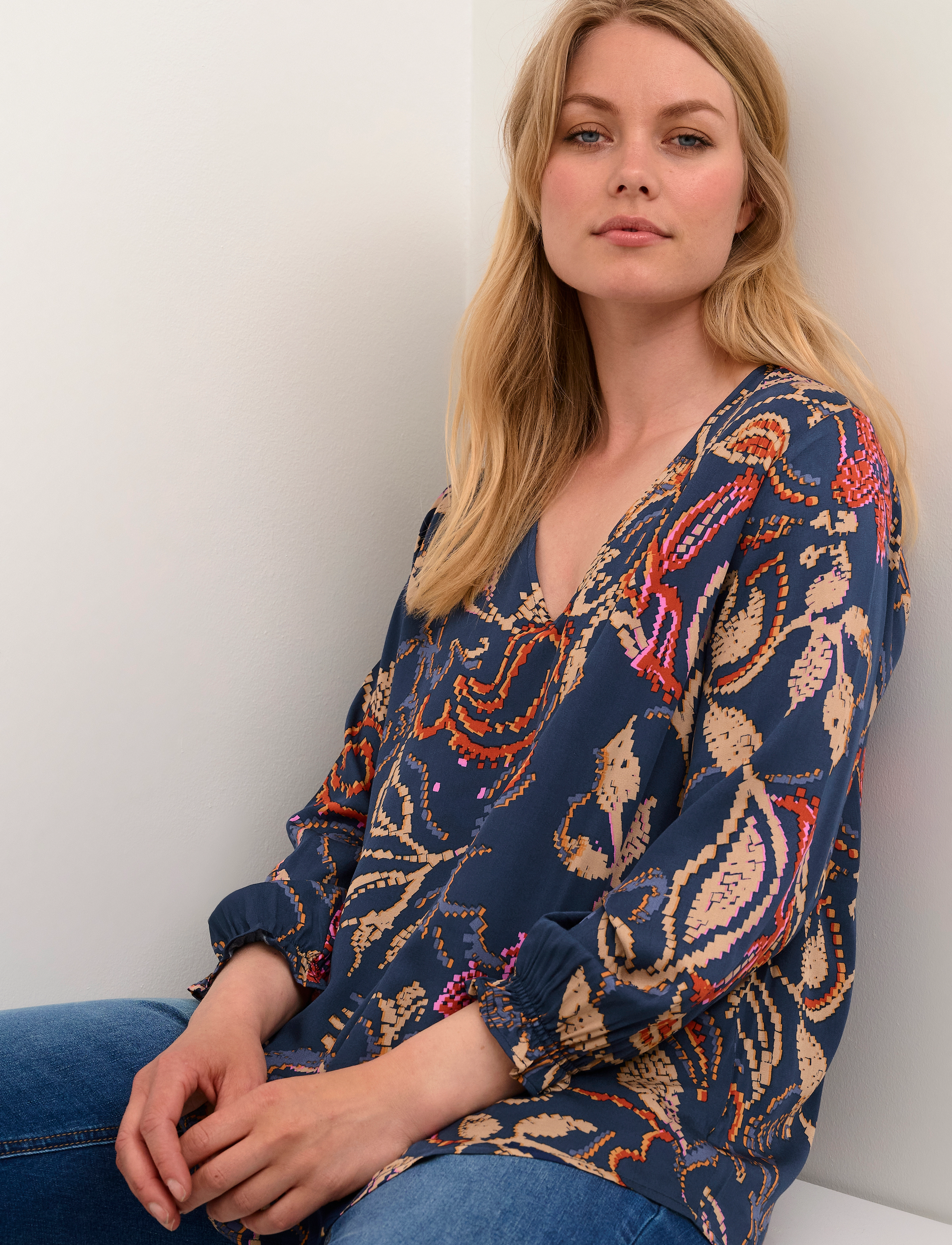 Culture - CUfonda Blouse - dress blues - 5