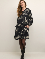 Culture - CUnelly Short Dress - korta klänningar - black - 3