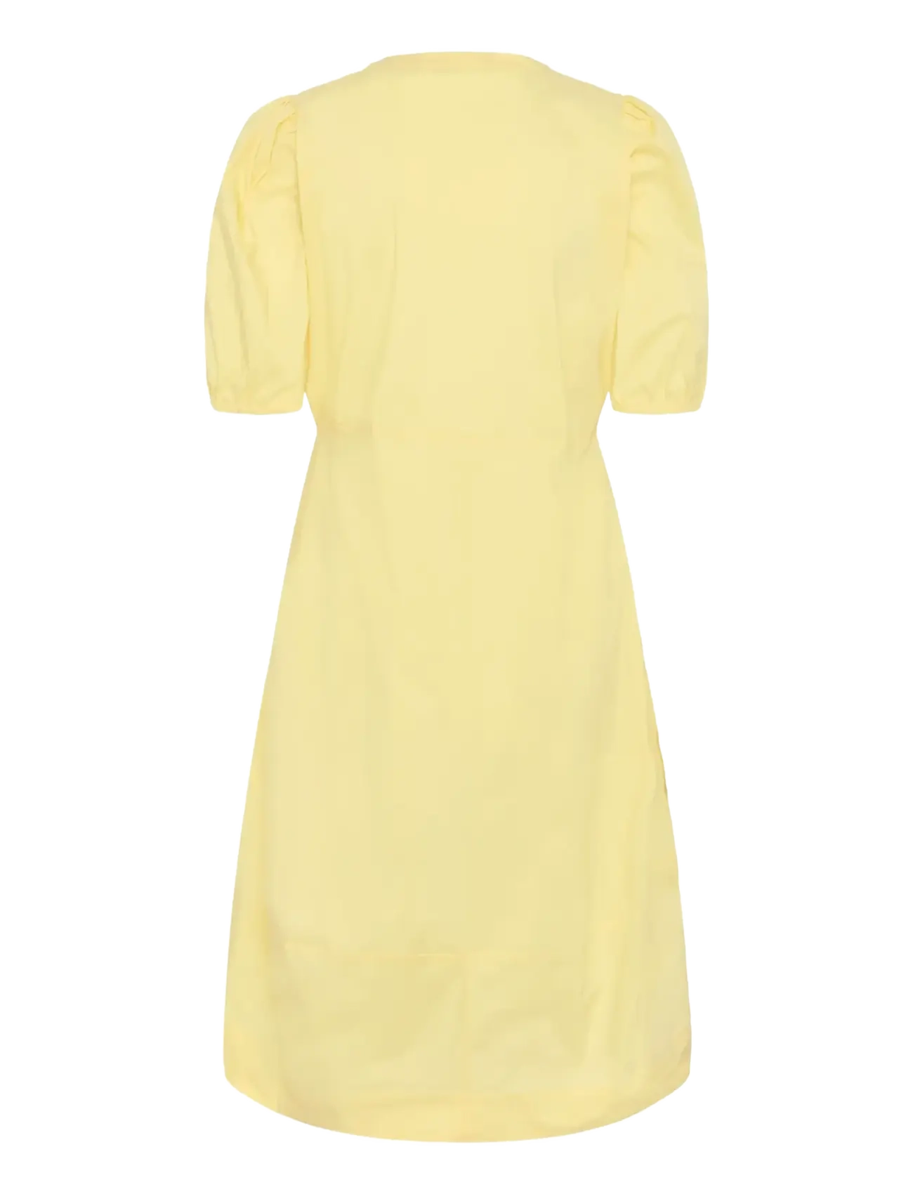 Culture - CUantoinett SS Placket Dress - midikleidid - lemon meringue - 2