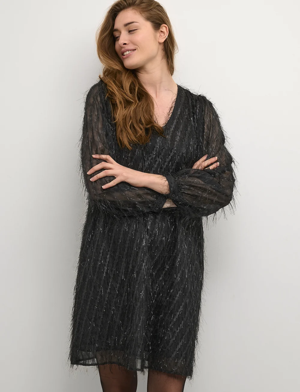 Culture - CUpatty Dress - festklänningar - black - 0