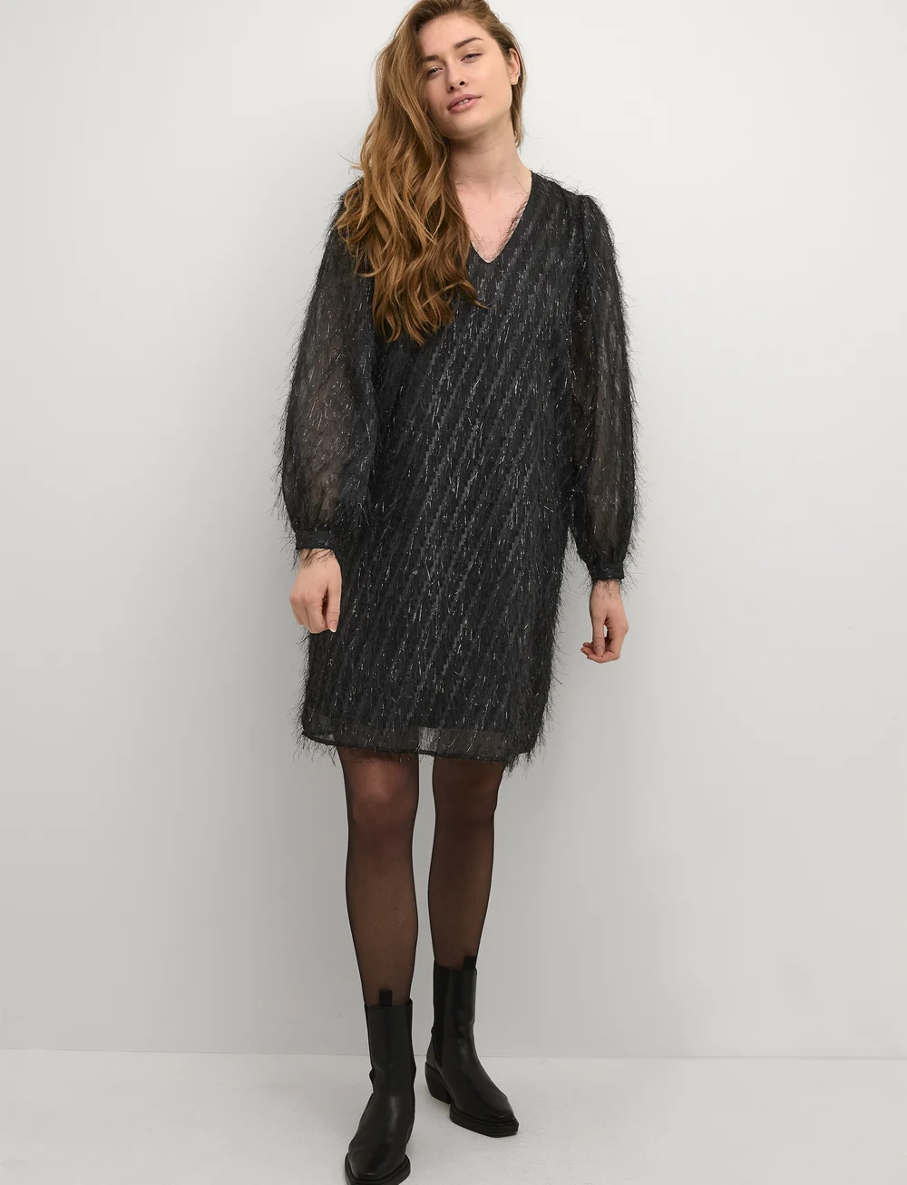 Culture - CUpatty Dress - festklänningar - black - 3