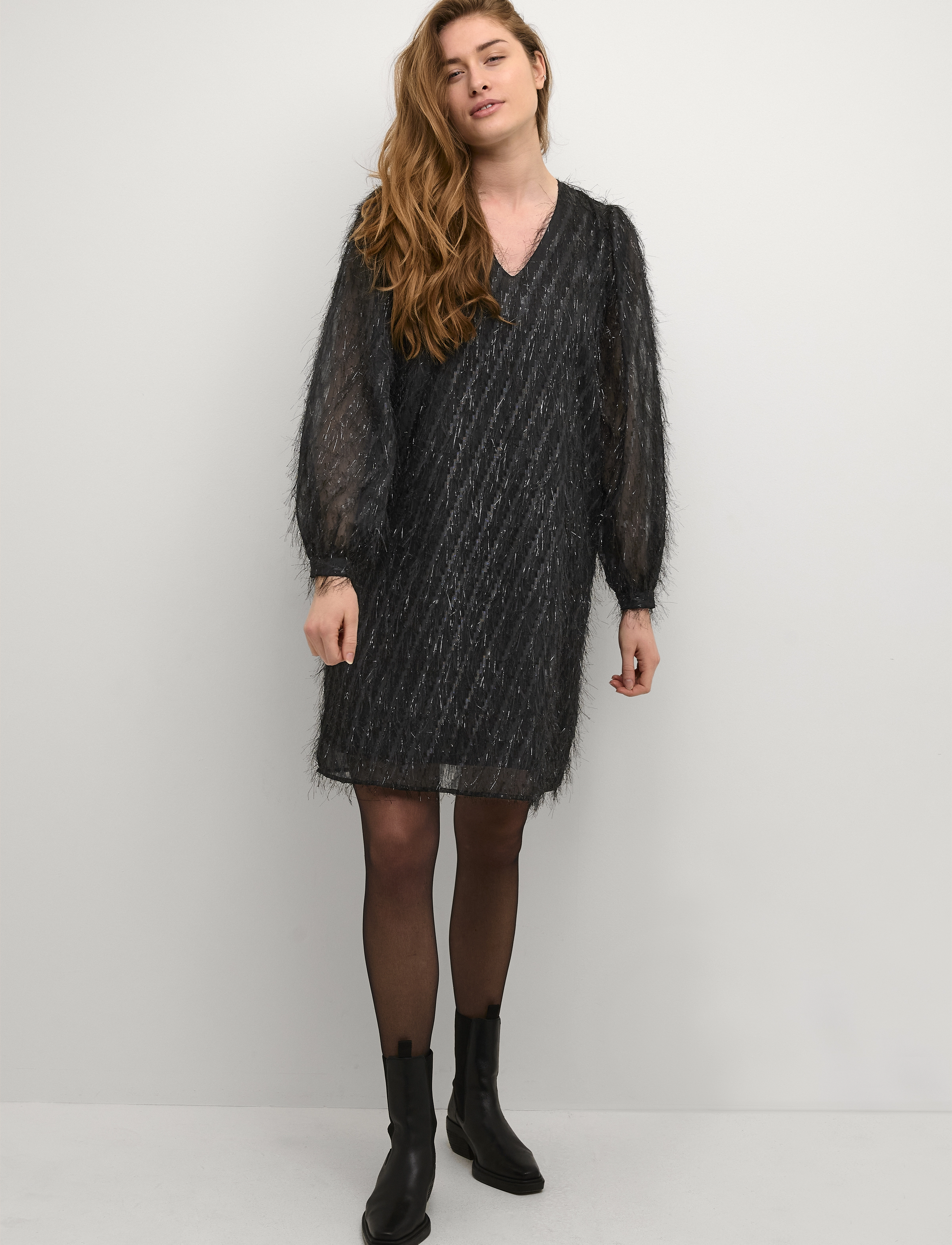 Culture - CUpatty Dress - festkjoler - black - 3