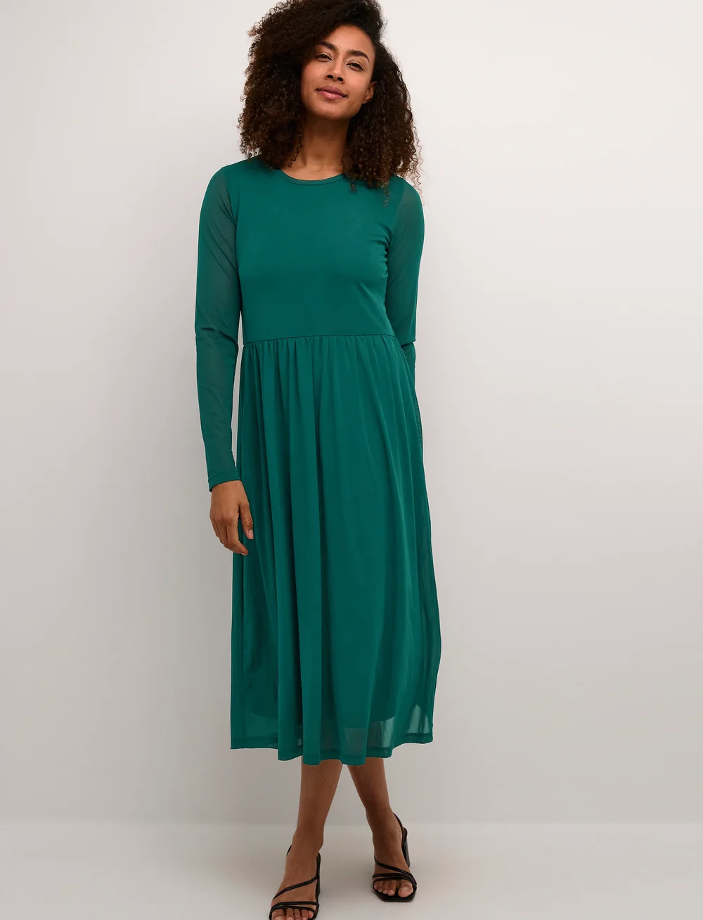 Culture - CUmelida Dress - midiklänningar - botanical garden - 3